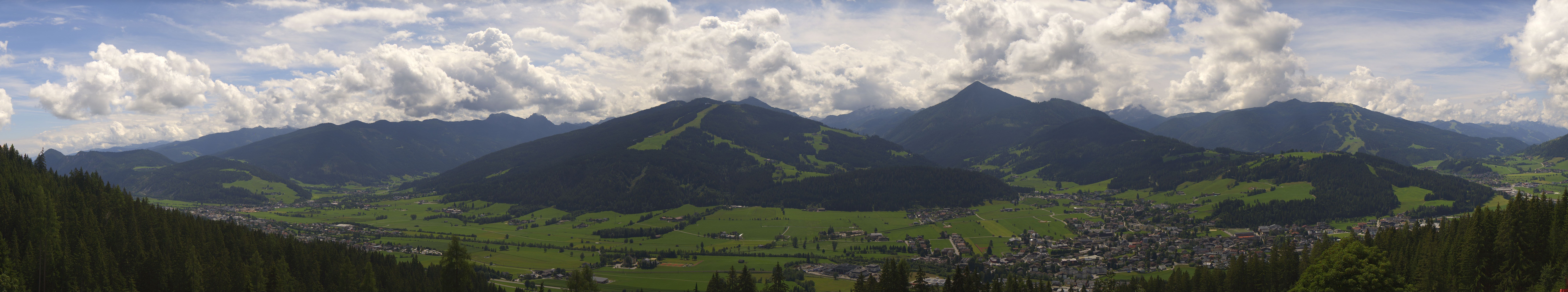 Archiv Foto Webcam Berggasthof Habersattgut: Panoramablick Altenmarkt