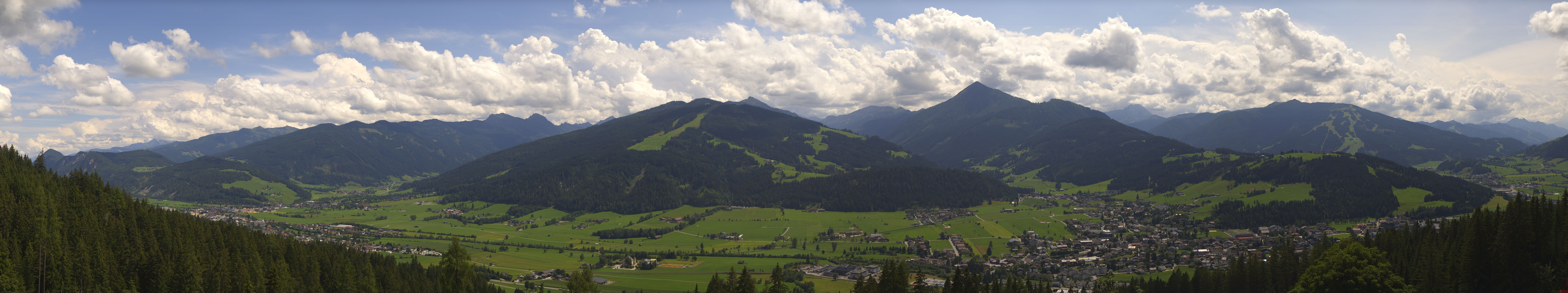 Archiv Foto Webcam Berggasthof Habersattgut: Panoramablick Altenmarkt