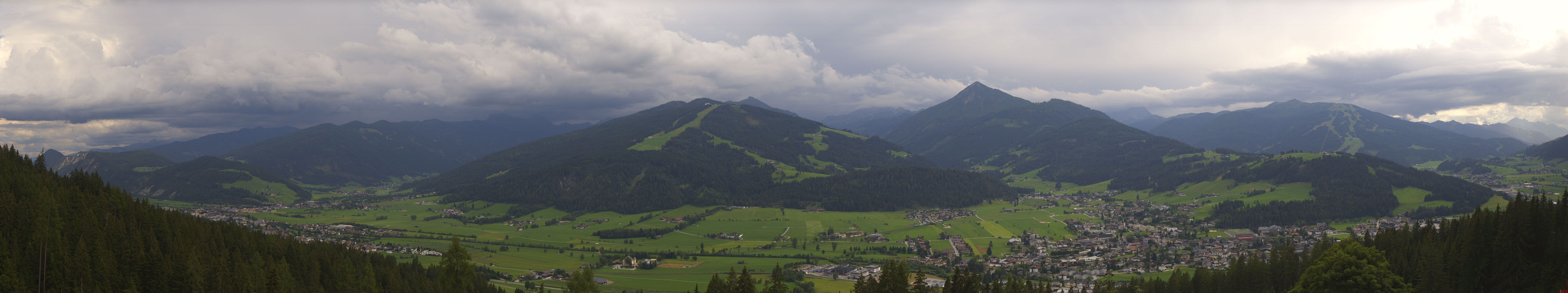 Archiv Foto Webcam Berggasthof Habersattgut: Panoramablick Altenmarkt