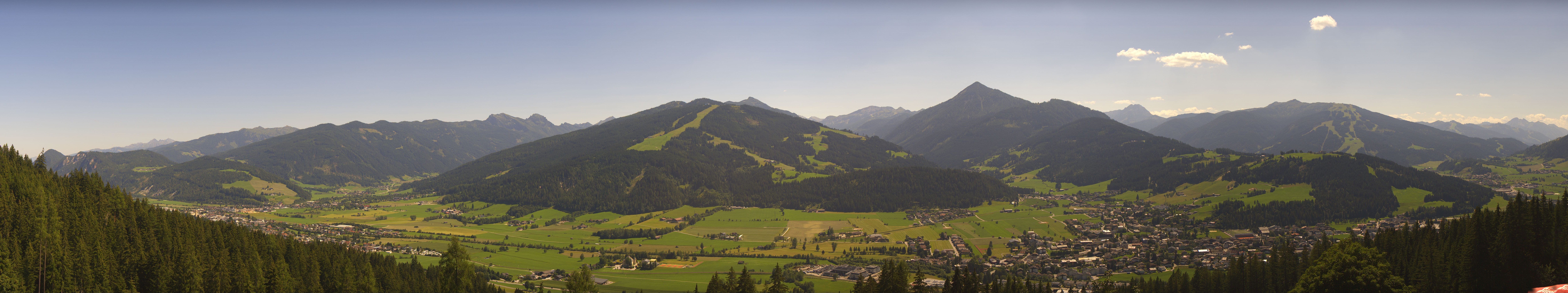 Archived image Webcam Enjoy the view from the 'Berggasthof Habersattgut' into the Enns valley