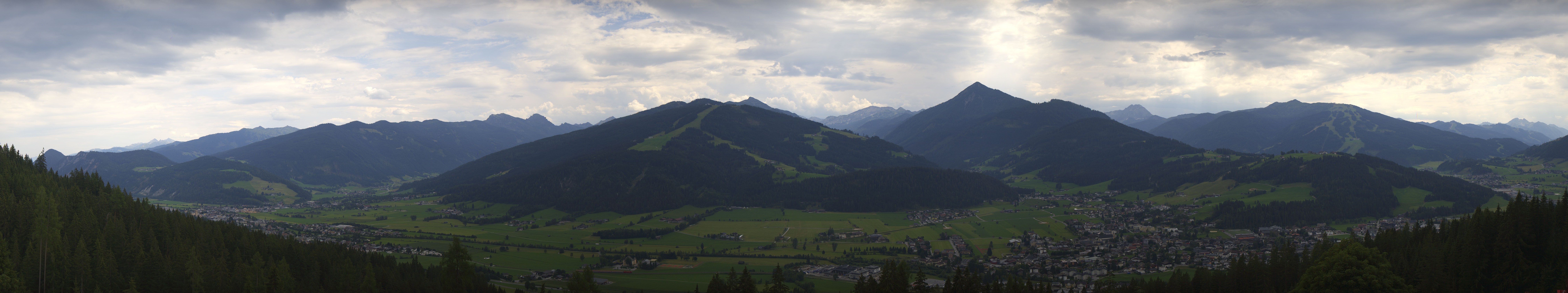 Archiv Foto Webcam Berggasthof Habersattgut: Panoramablick Altenmarkt