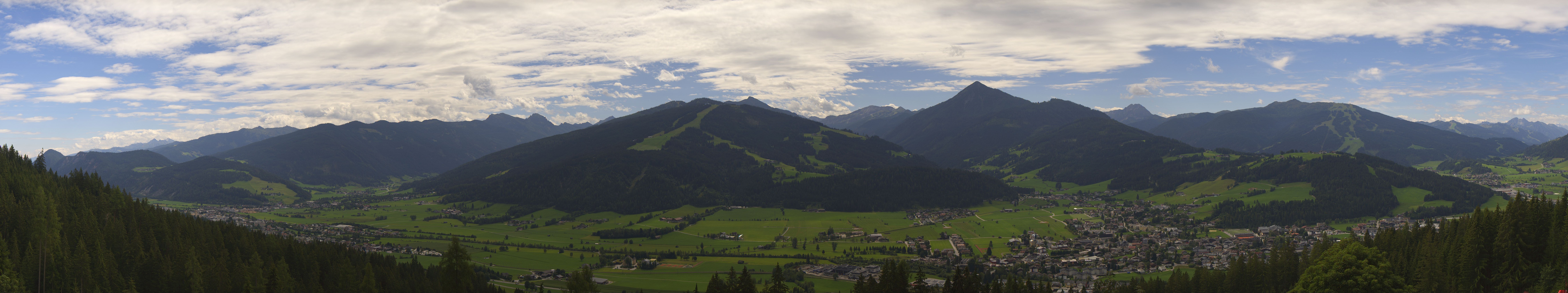 Archiv Foto Webcam Berggasthof Habersattgut: Panoramablick Altenmarkt