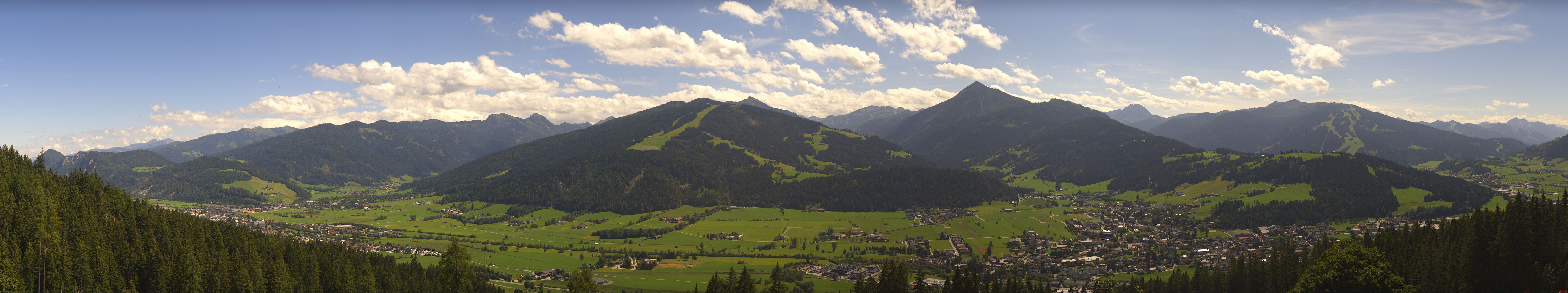 Archiv Foto Webcam Berggasthof Habersattgut: Panoramablick Altenmarkt