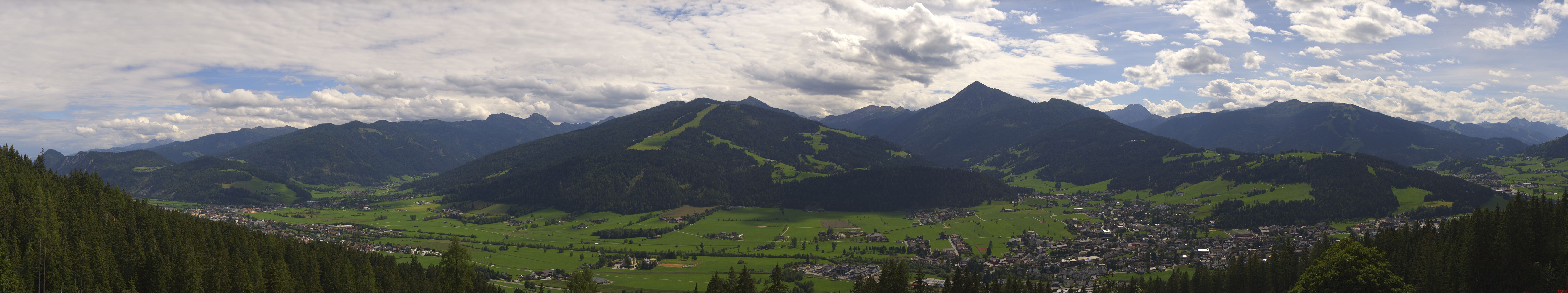 Archiv Foto Webcam Berggasthof Habersattgut: Panoramablick Altenmarkt