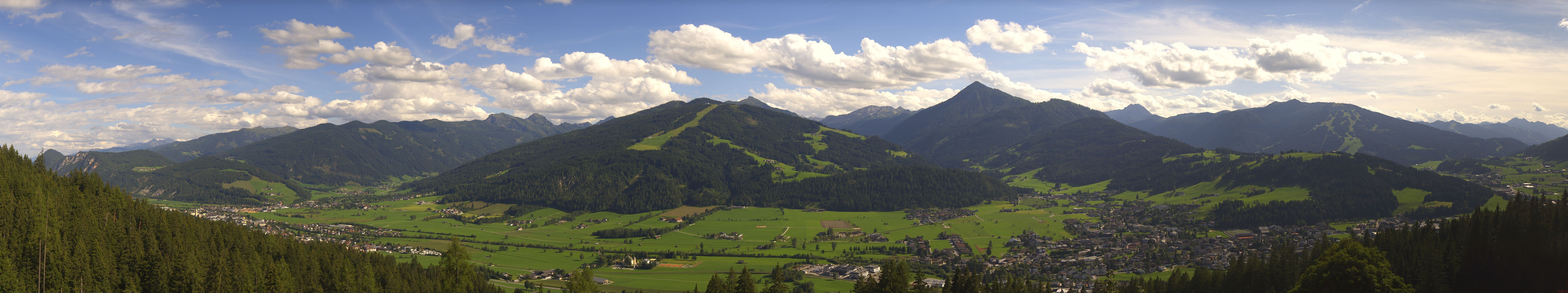 Archiv Foto Webcam Berggasthof Habersattgut: Panoramablick Altenmarkt