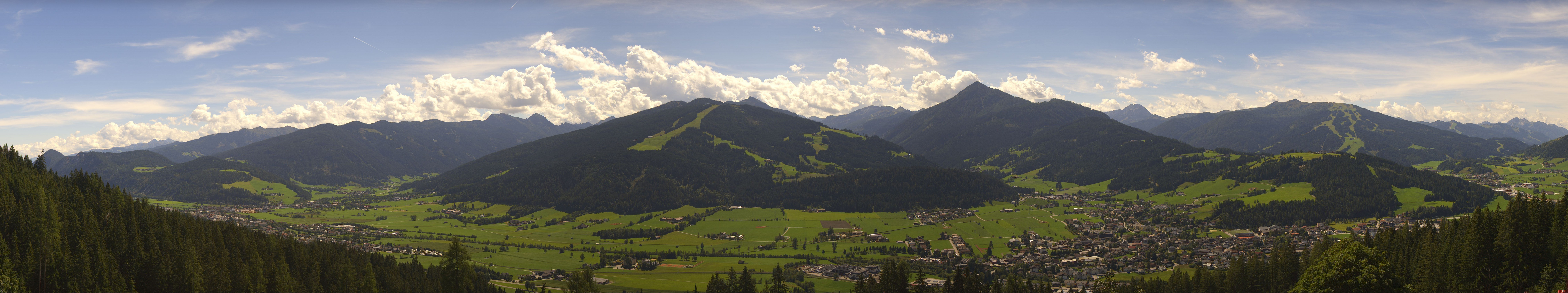 Archiv Foto Webcam Berggasthof Habersattgut: Panoramablick Altenmarkt