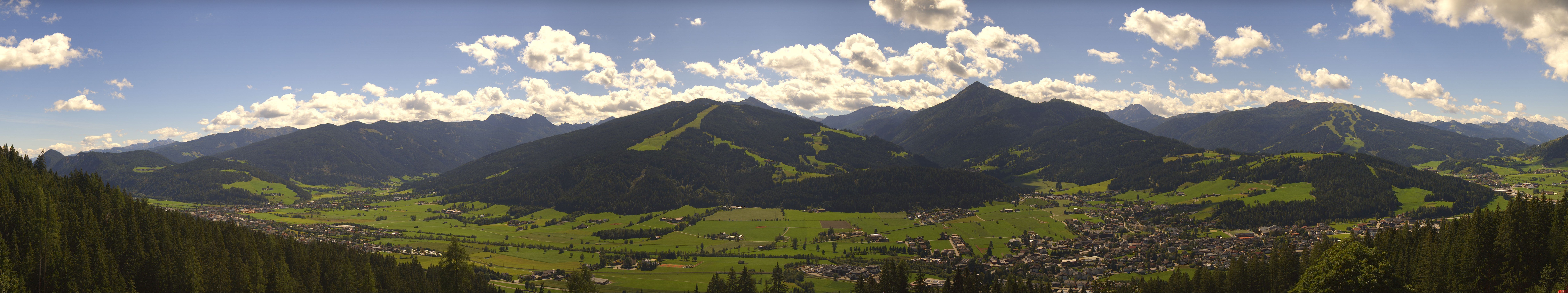 Archiv Foto Webcam Berggasthof Habersattgut: Panoramablick Altenmarkt