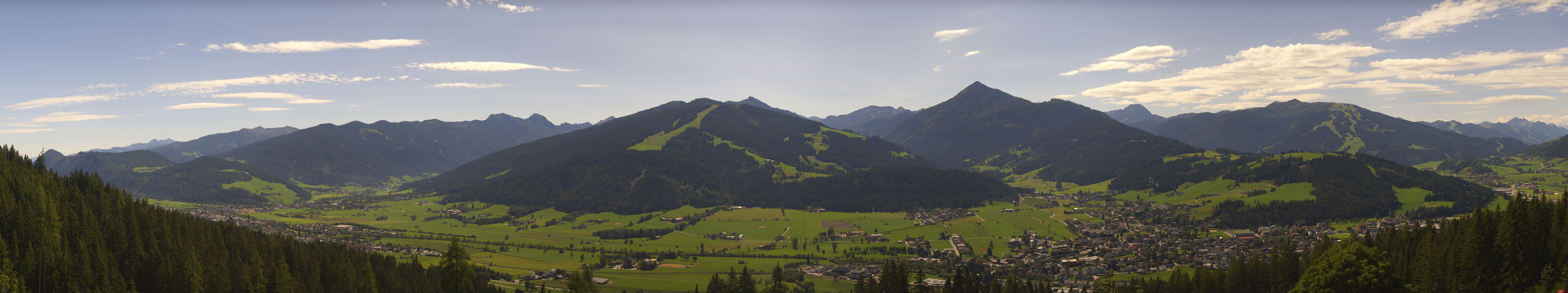 Archiv Foto Webcam Berggasthof Habersattgut: Panoramablick Altenmarkt