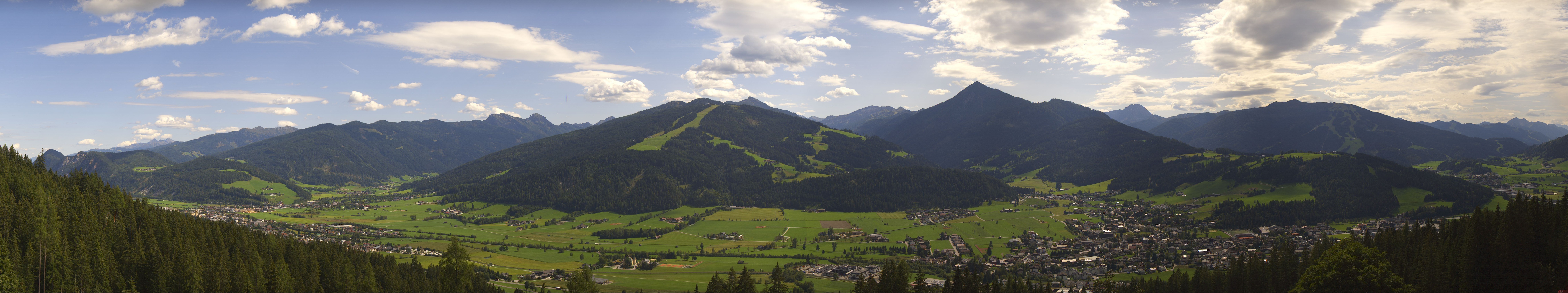 Archiv Foto Webcam Berggasthof Habersattgut: Panoramablick Altenmarkt