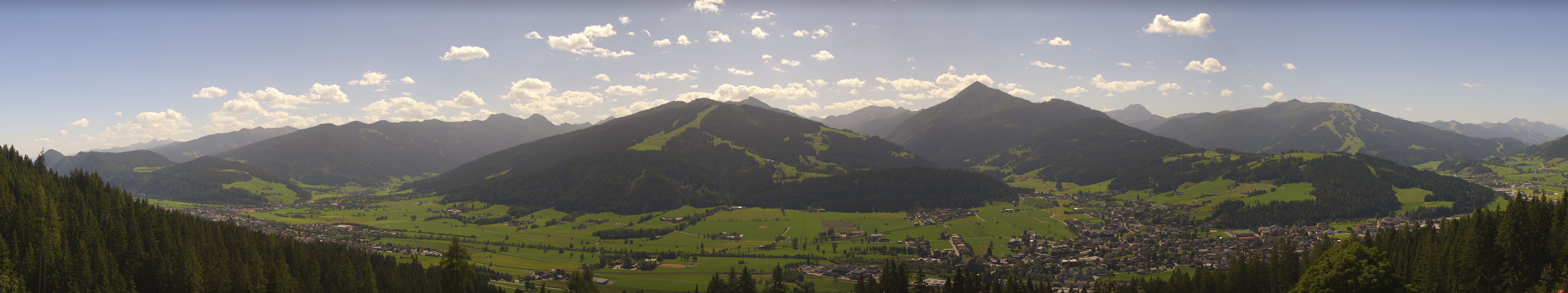 Archiv Foto Webcam Berggasthof Habersattgut: Panoramablick Altenmarkt