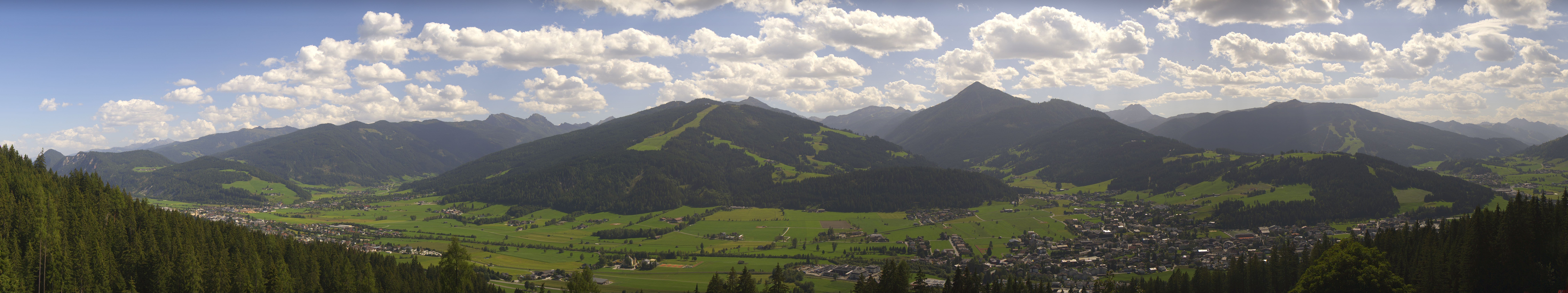 Archiv Foto Webcam Berggasthof Habersattgut: Panoramablick Altenmarkt