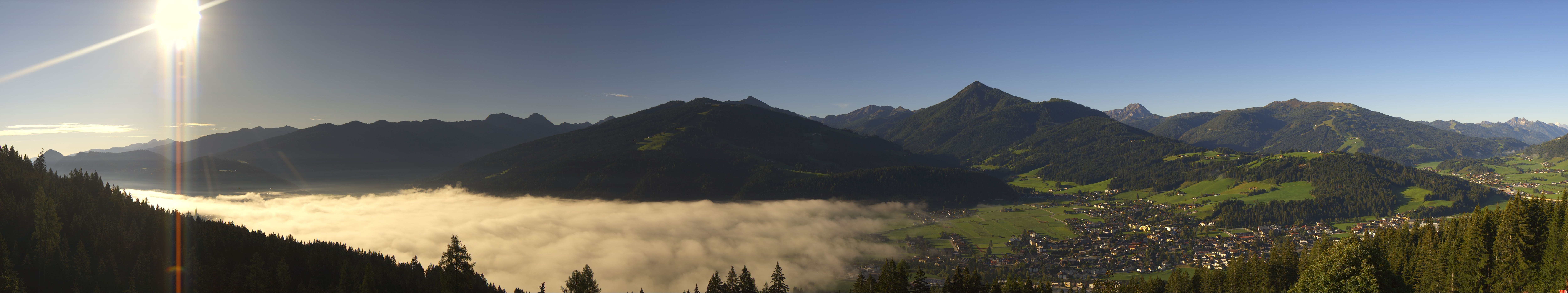 Archiv Foto Webcam Berggasthof Habersattgut: Panoramablick Altenmarkt
