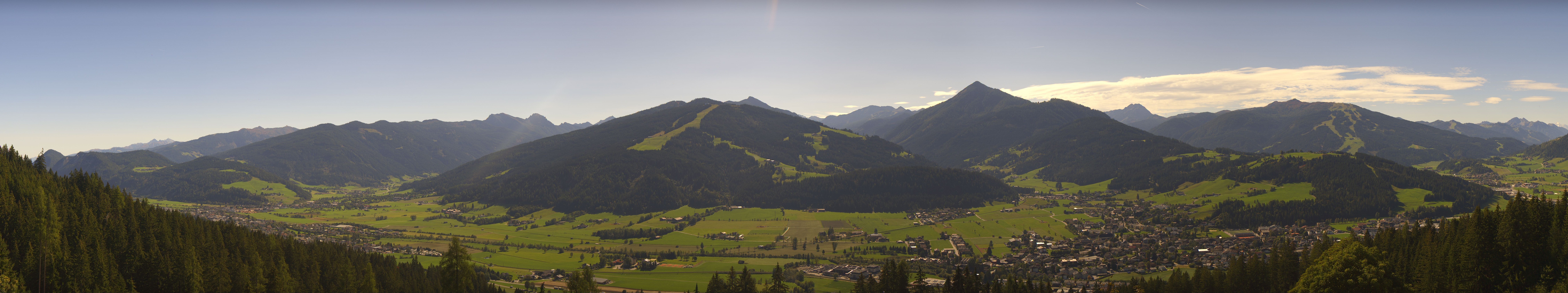 Archiv Foto Webcam Berggasthof Habersattgut: Panoramablick Altenmarkt