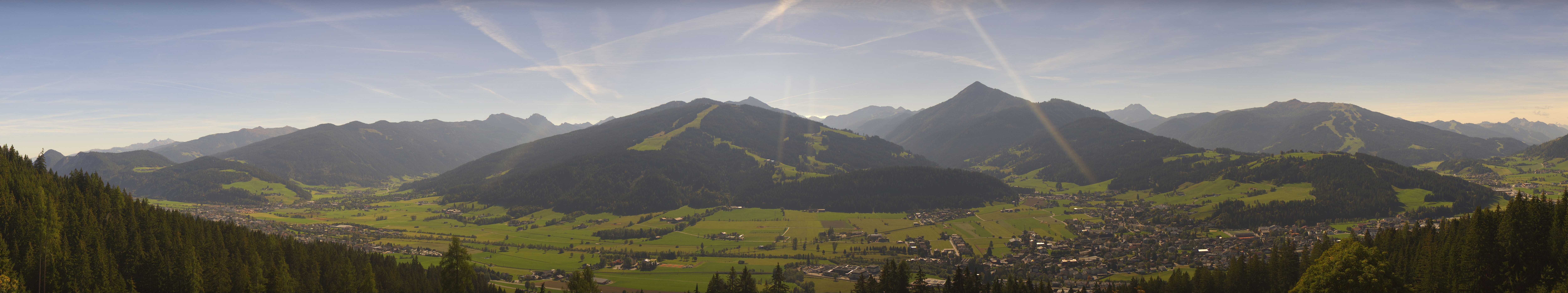 Archiv Foto Webcam Berggasthof Habersattgut: Panoramablick Altenmarkt