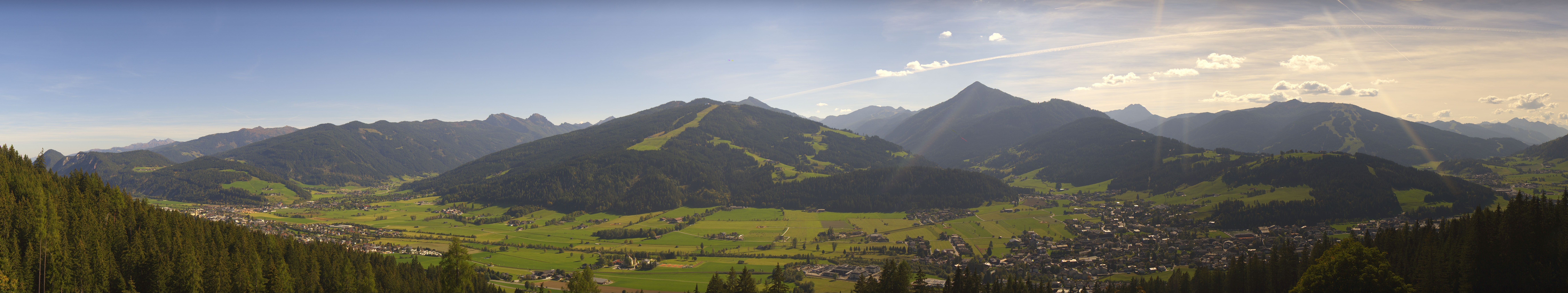 Archiv Foto Webcam Berggasthof Habersattgut: Panoramablick Altenmarkt