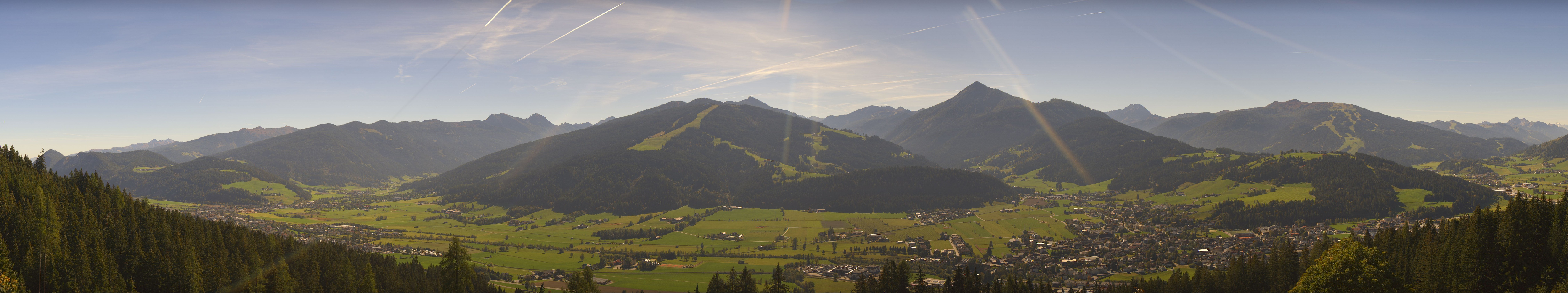 Archiv Foto Webcam Berggasthof Habersattgut: Panoramablick Altenmarkt