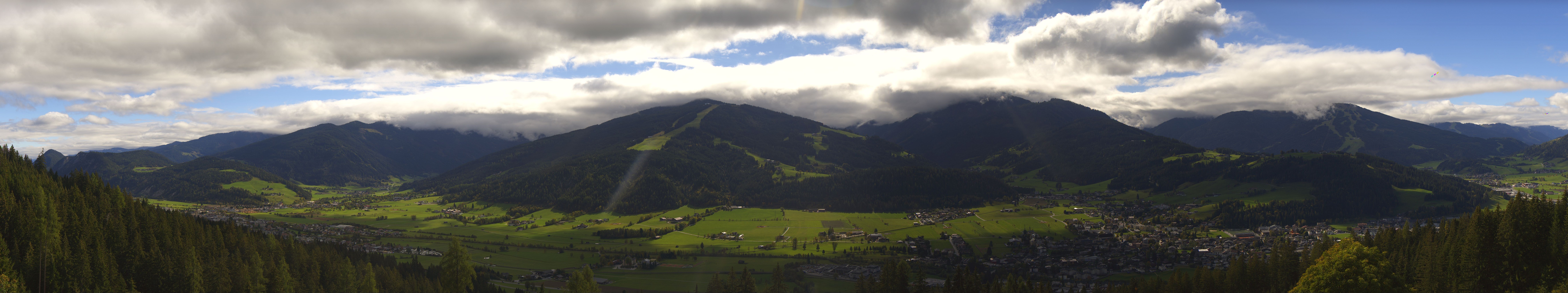 Archiv Foto Webcam Berggasthof Habersattgut: Panoramablick Altenmarkt