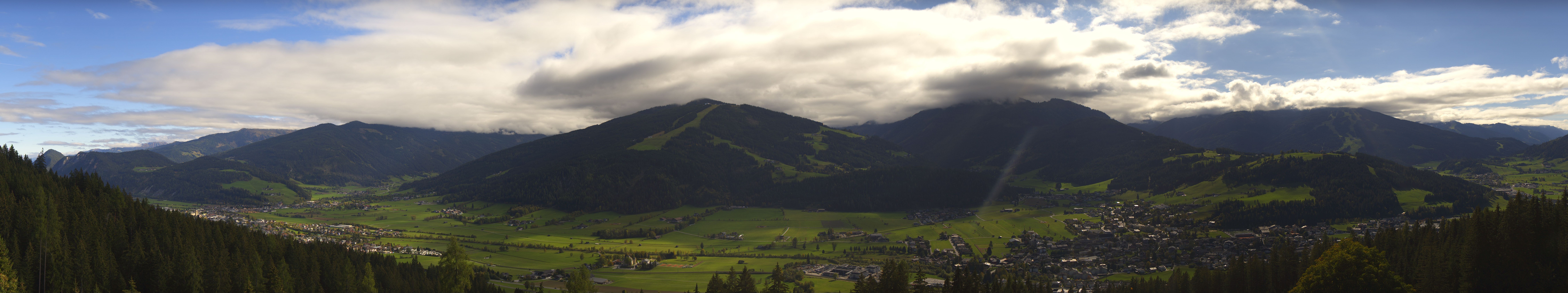 Archiv Foto Webcam Berggasthof Habersattgut: Panoramablick Altenmarkt