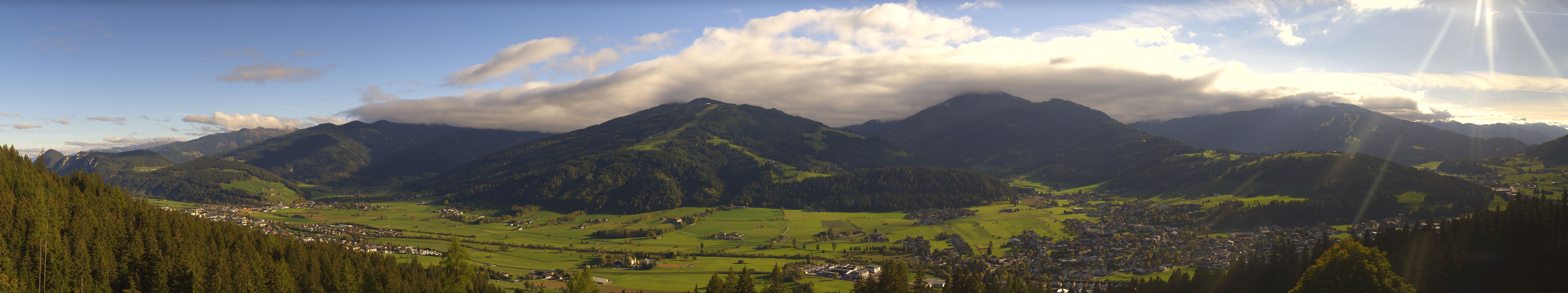 Archiv Foto Webcam Berggasthof Habersattgut: Panoramablick Altenmarkt