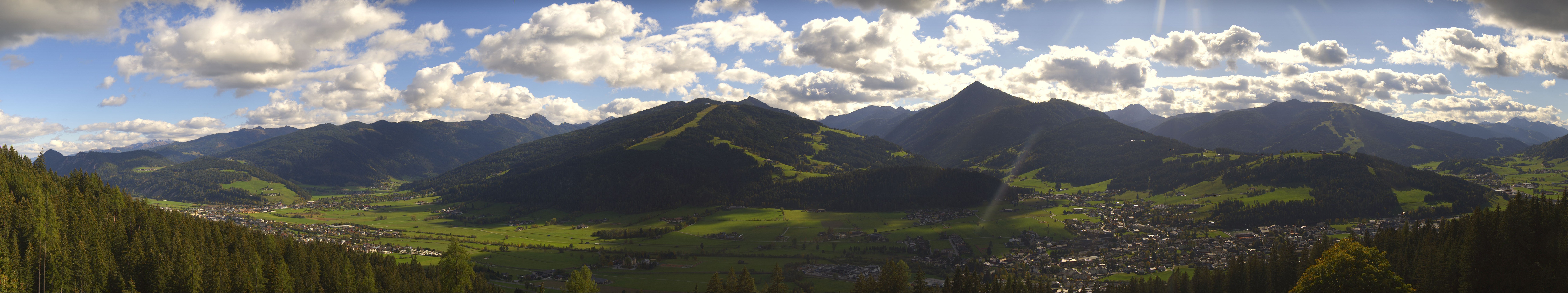 Archiv Foto Webcam Berggasthof Habersattgut: Panoramablick Altenmarkt