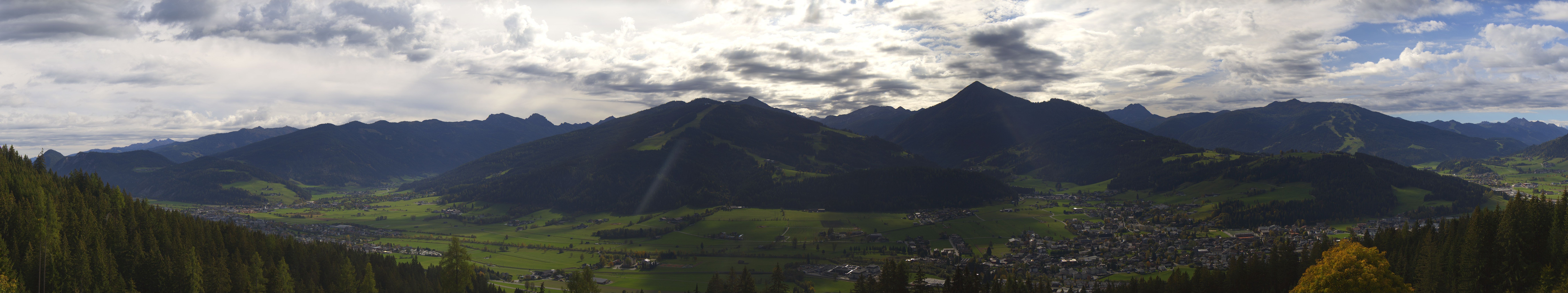 Archiv Foto Webcam Berggasthof Habersattgut: Panoramablick Altenmarkt