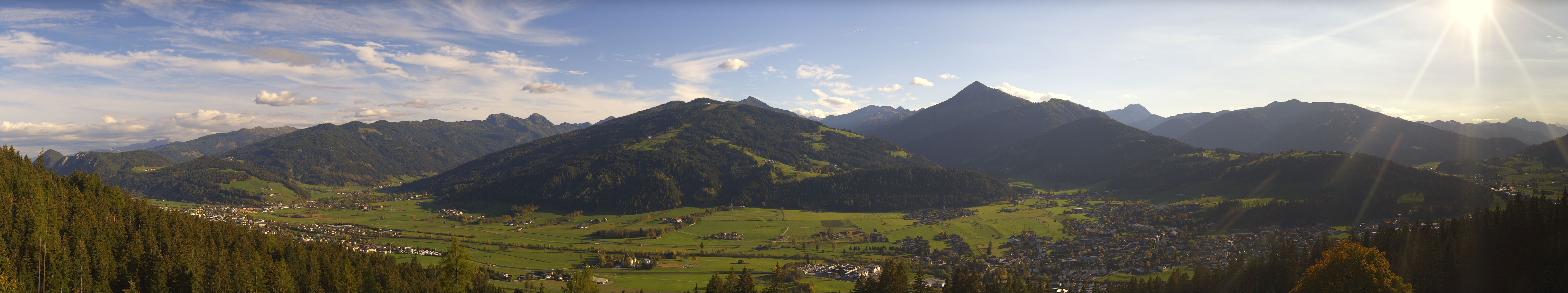 Archiv Foto Webcam Berggasthof Habersattgut: Panoramablick Altenmarkt