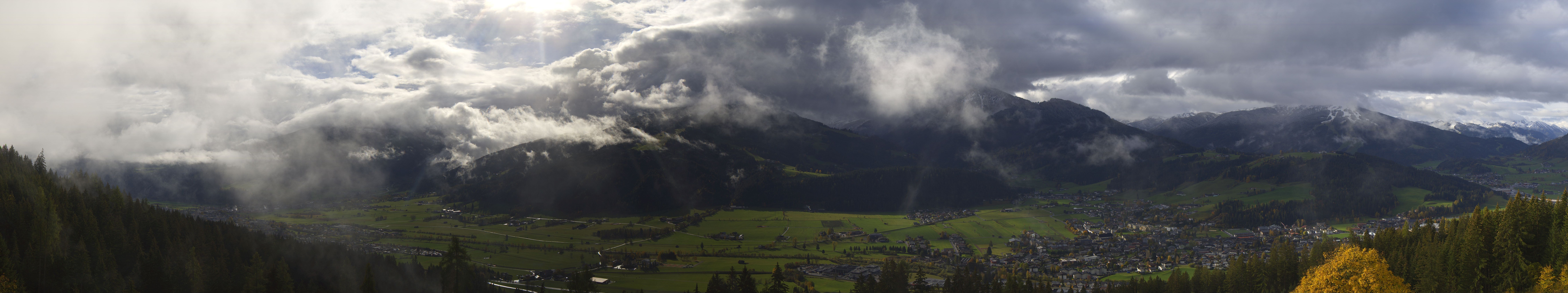 Archiv Foto Webcam Berggasthof Habersattgut: Panoramablick Altenmarkt