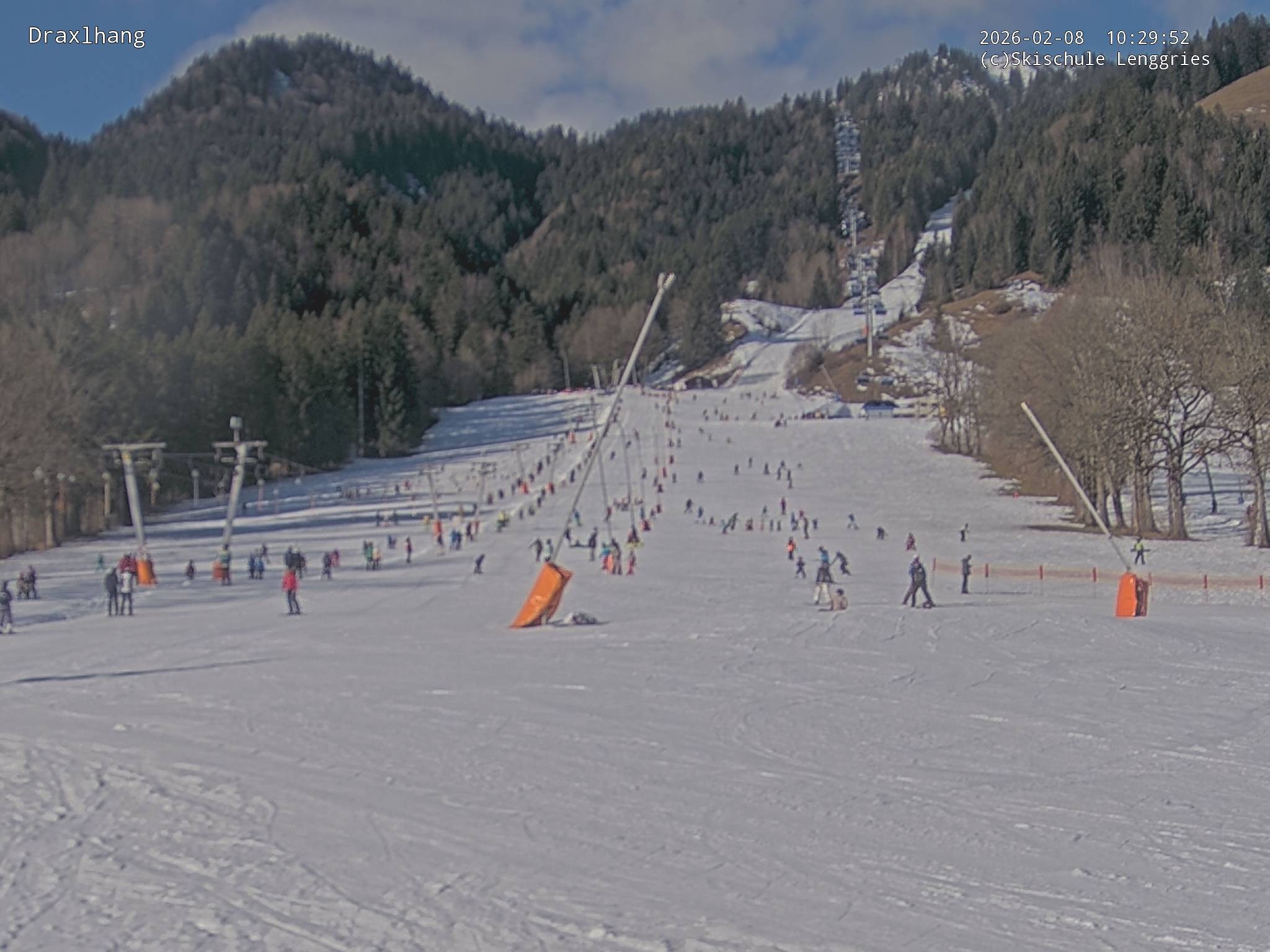 Archiv Foto Webcam Blick auf den Draxlhang