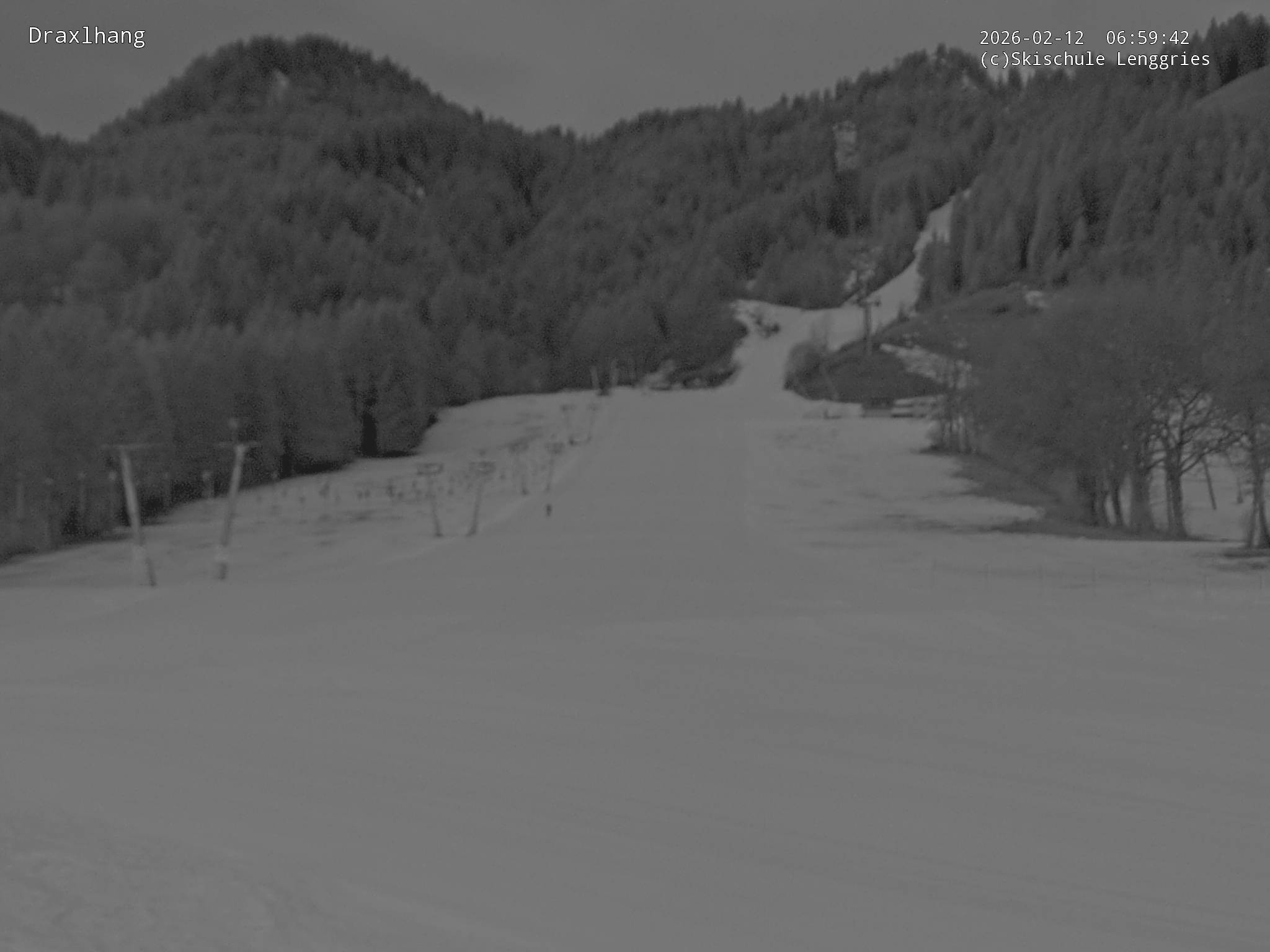 Archiv Foto Webcam Blick auf den Draxlhang