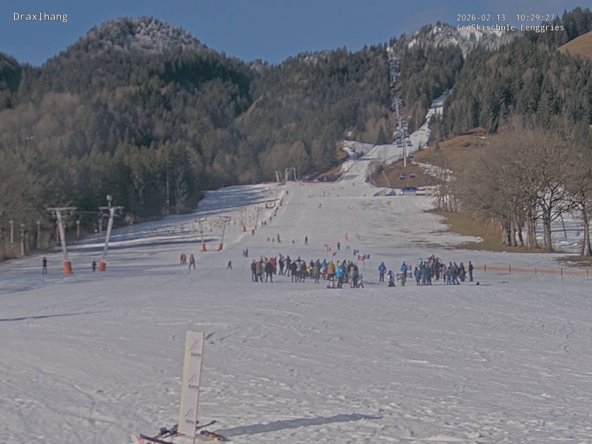 Archiv Foto Webcam Blick auf den Draxlhang