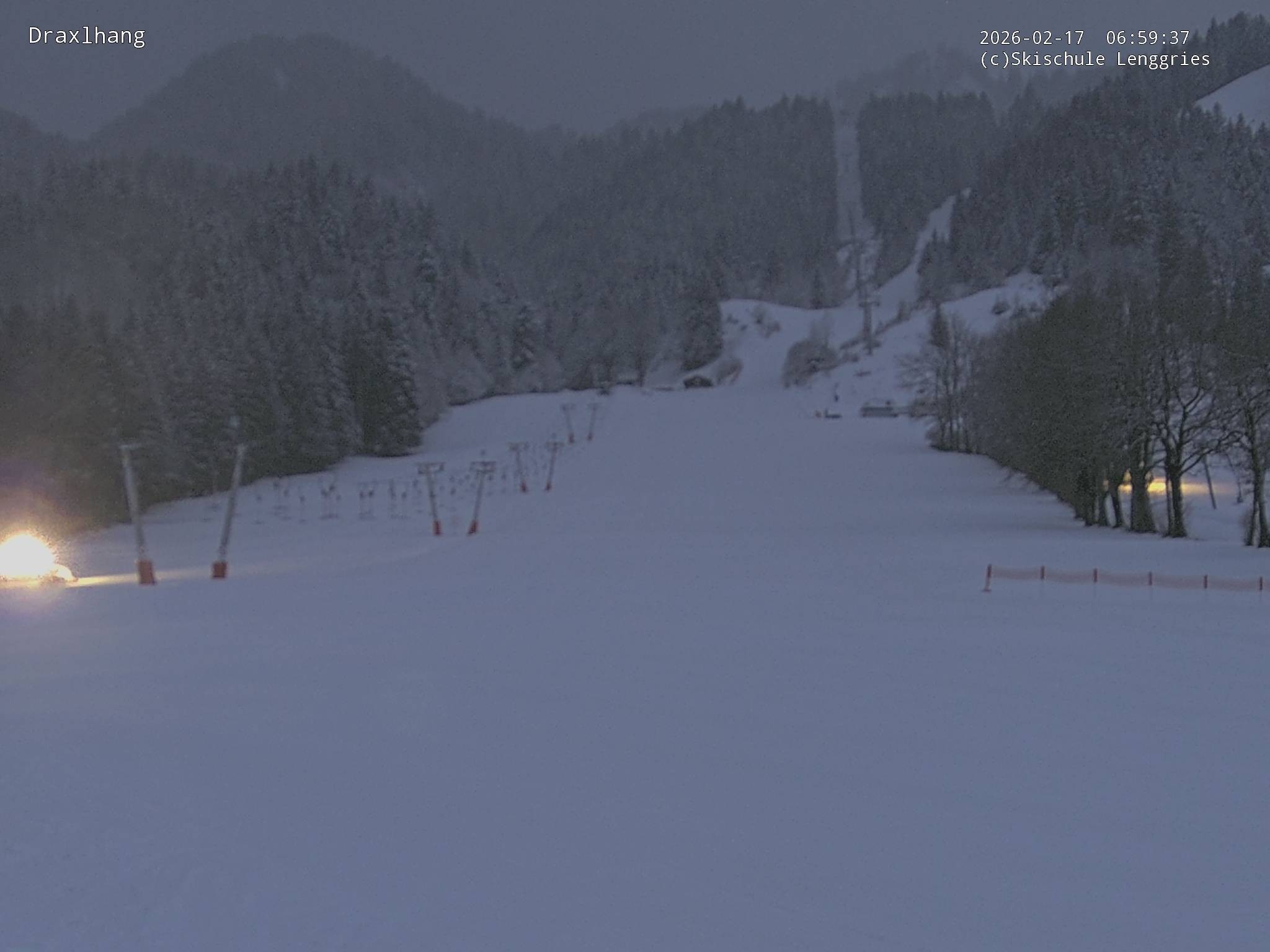 Archiv Foto Webcam Blick auf den Draxlhang