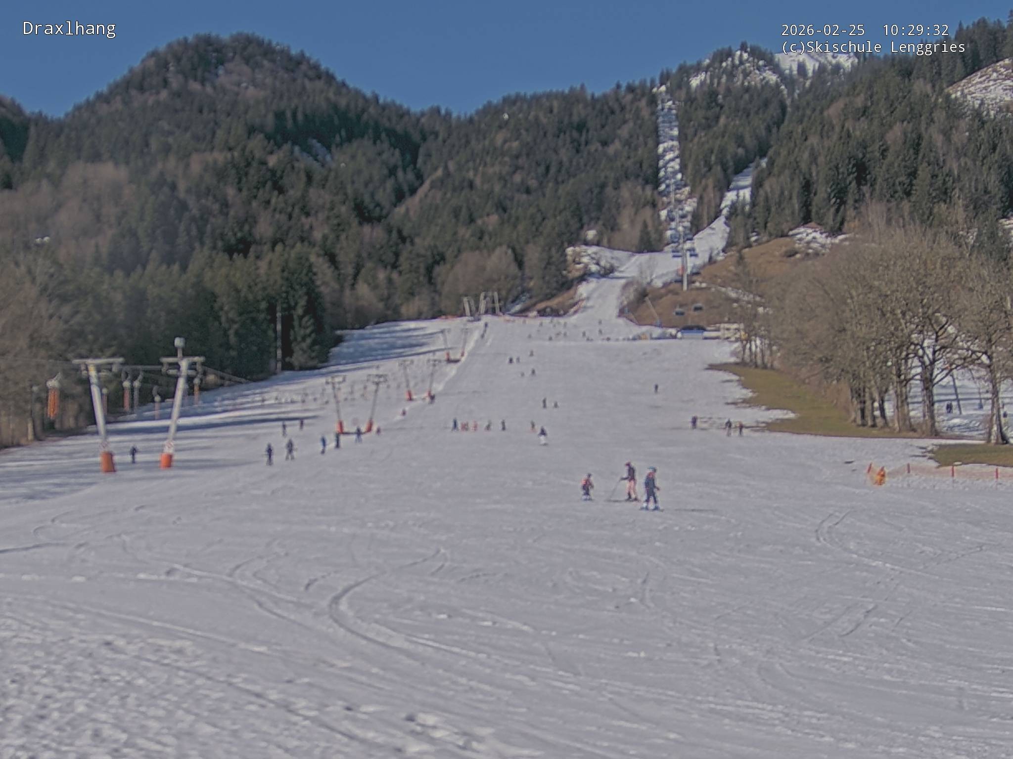 Archiv Foto Webcam Blick auf den Draxlhang