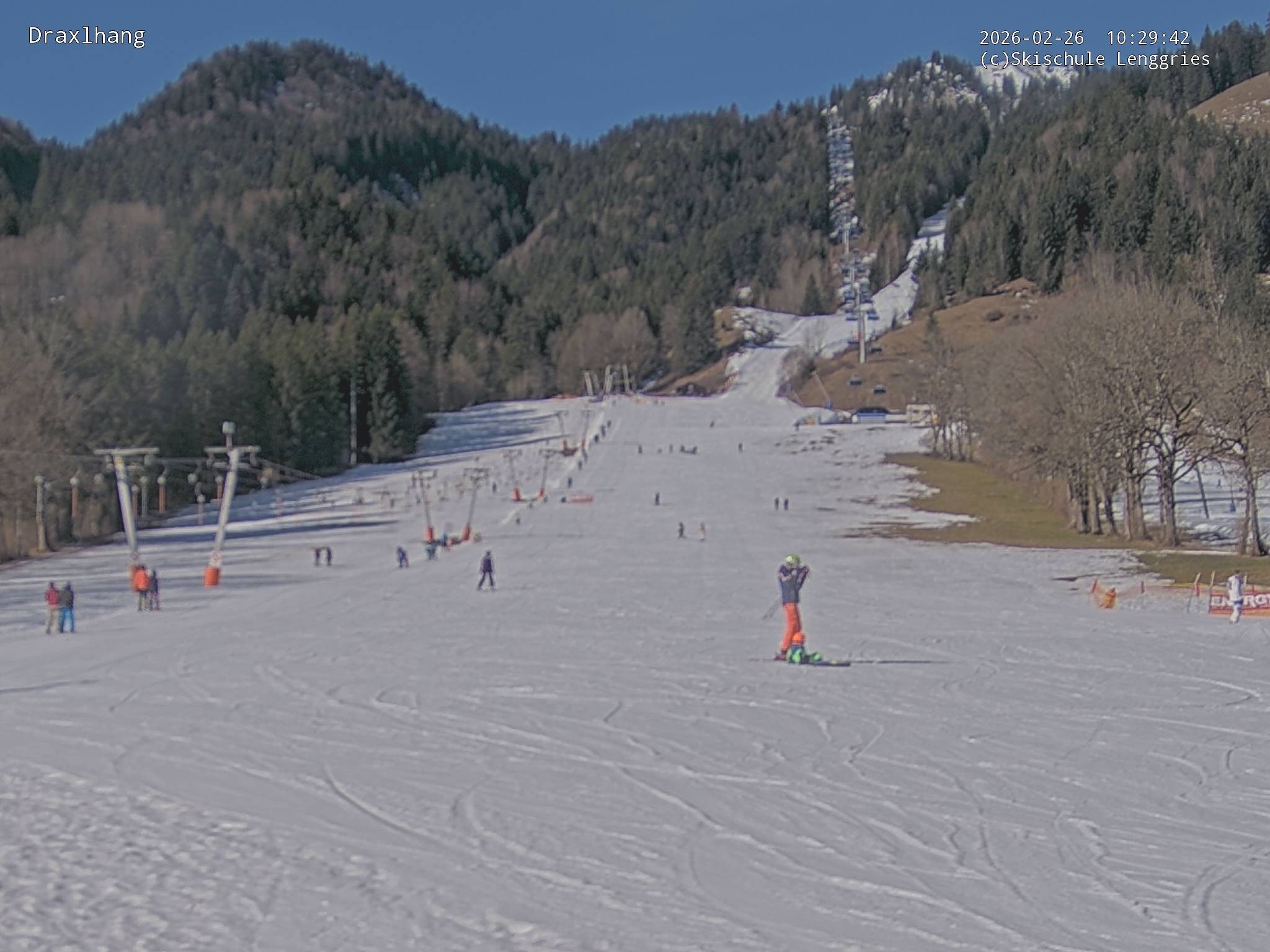 Archiv Foto Webcam Blick auf den Draxlhang