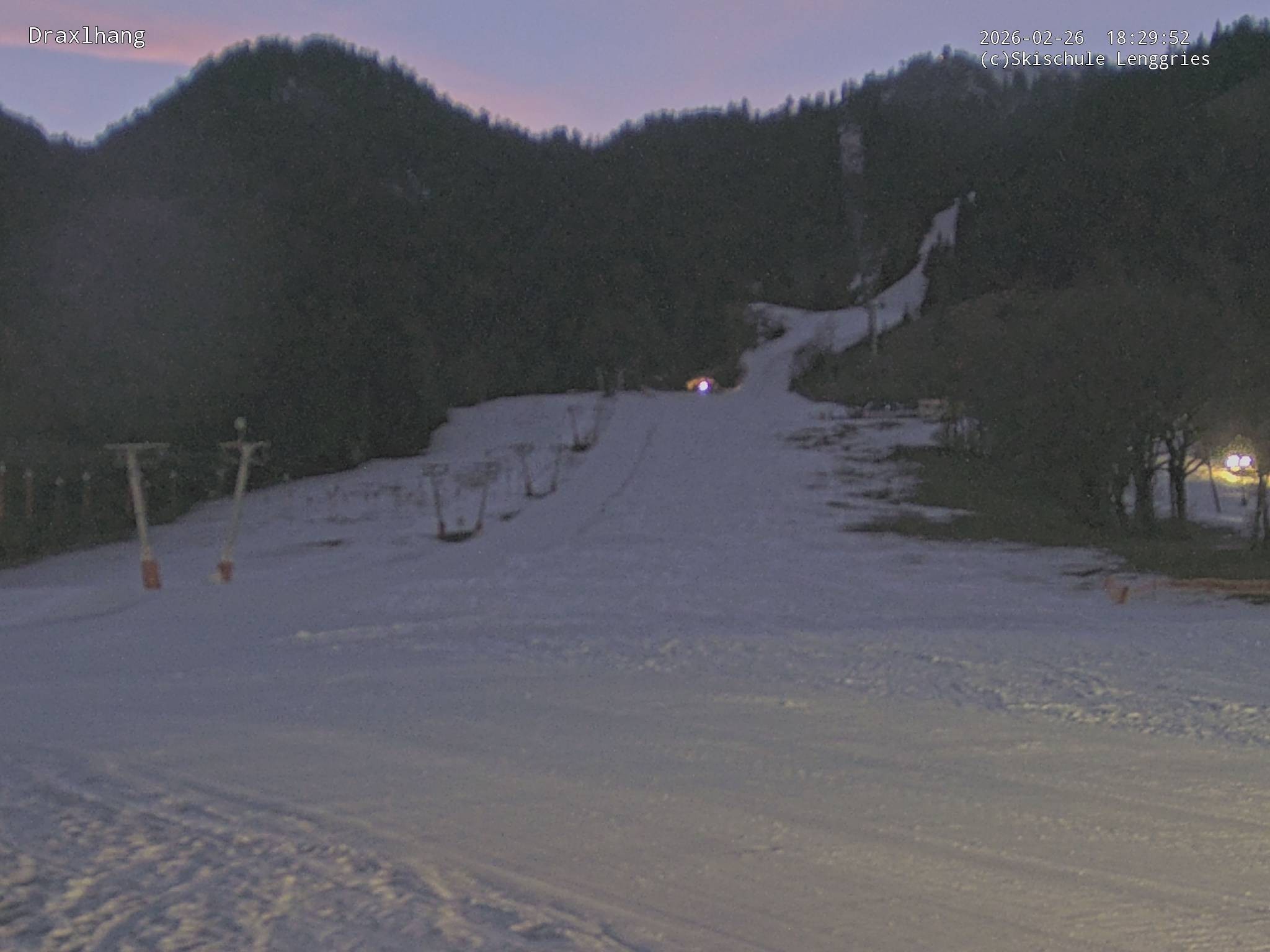 Archived image Webcam View on Draxlhang ski run