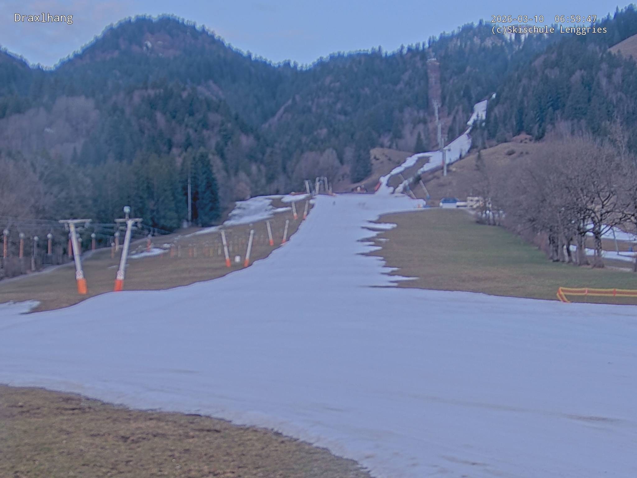 Archiv Foto Webcam Blick auf den Draxlhang