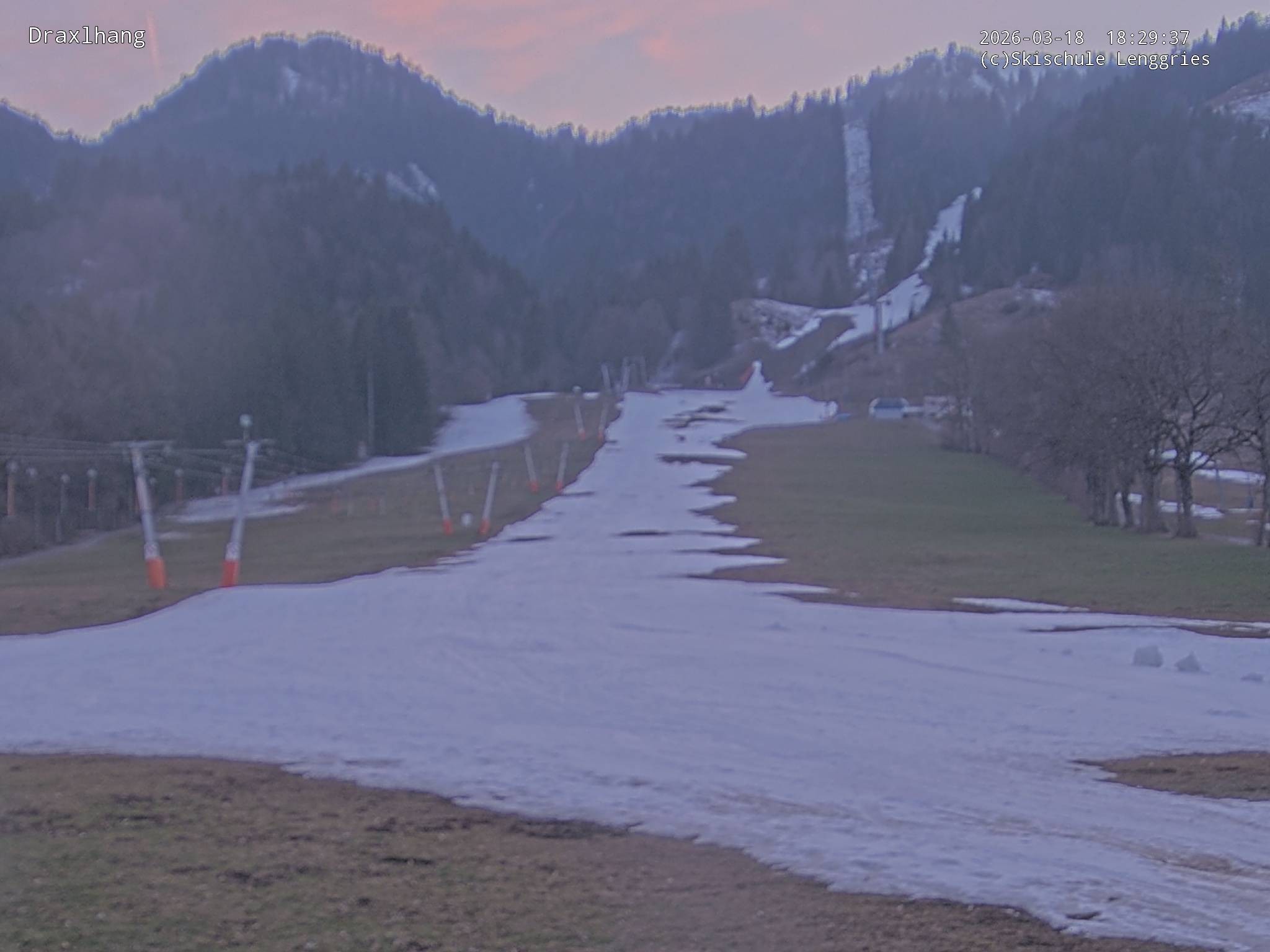 Archiv Foto Webcam Blick auf den Draxlhang