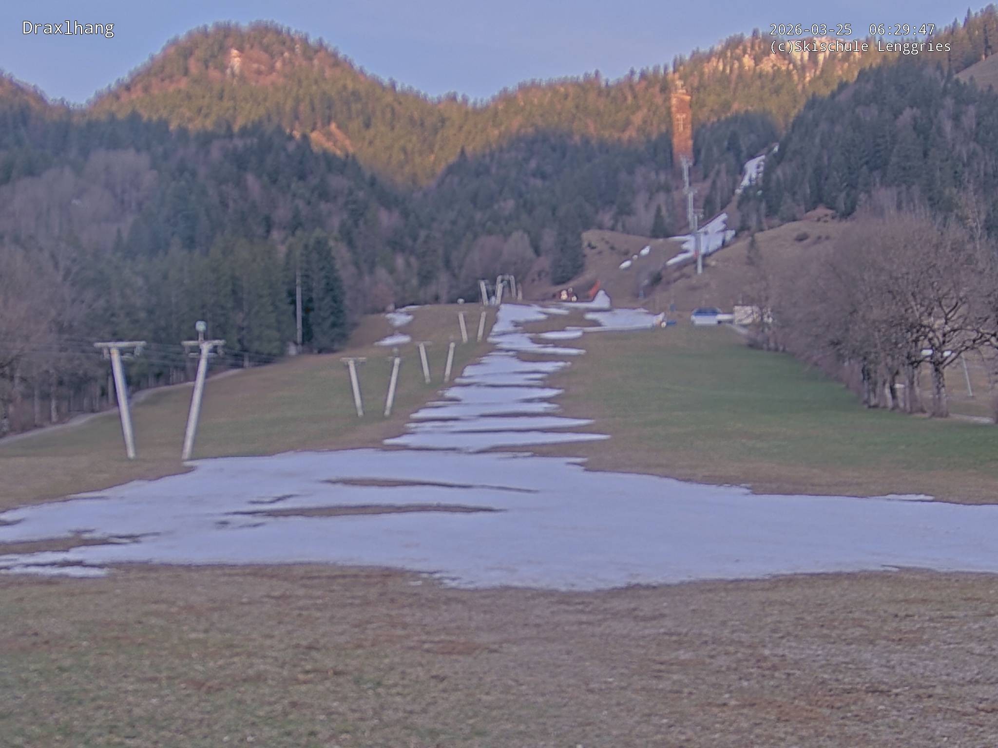 Archiv Foto Webcam Blick auf den Draxlhang