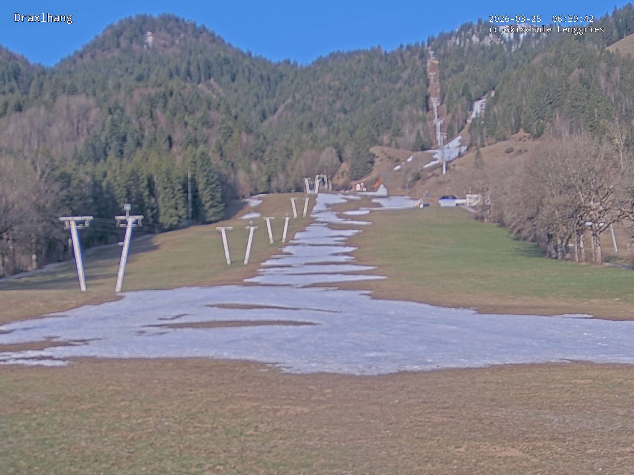 Archiv Foto Webcam Blick auf den Draxlhang