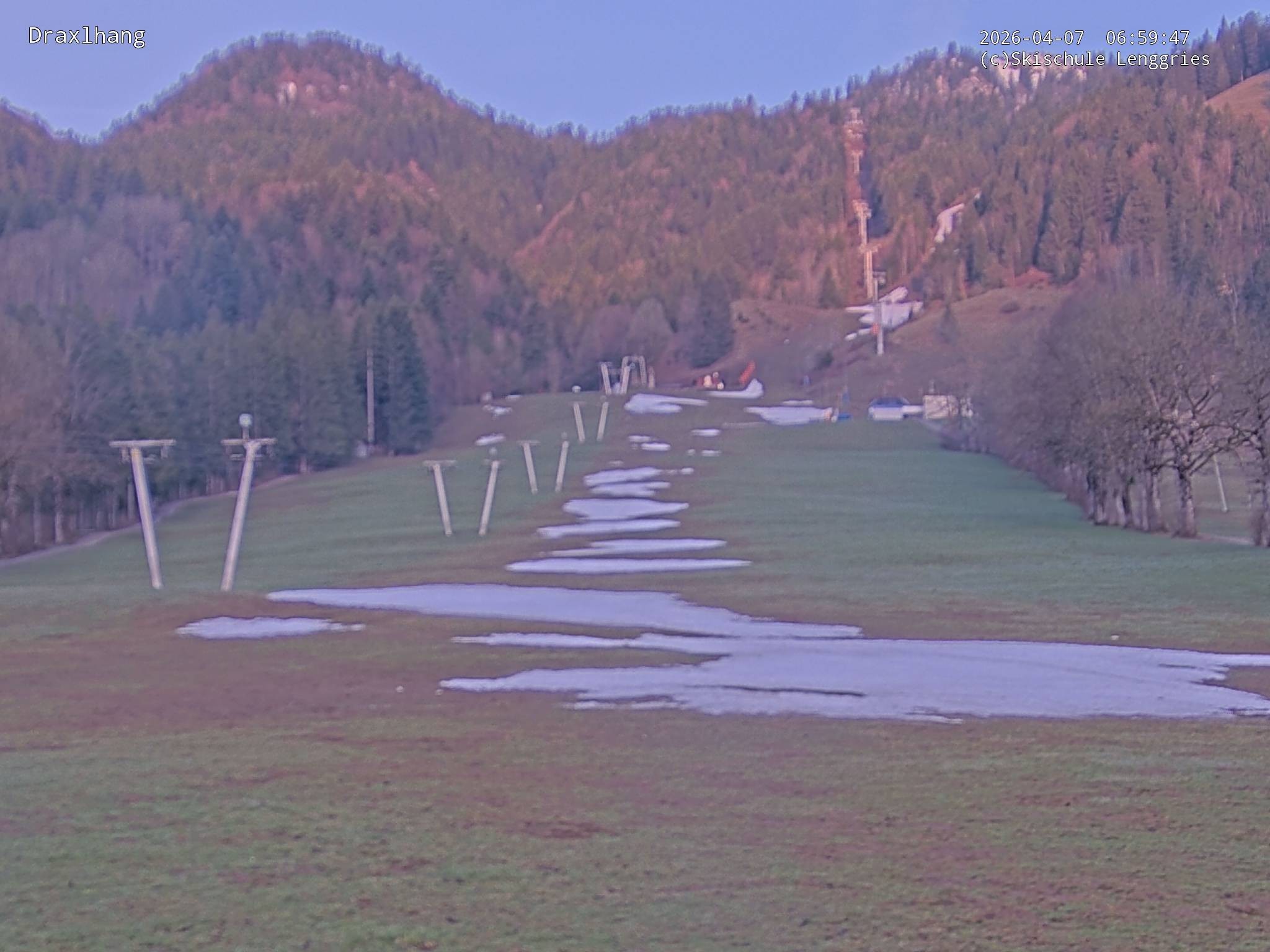 Archiv Foto Webcam Blick auf den Draxlhang