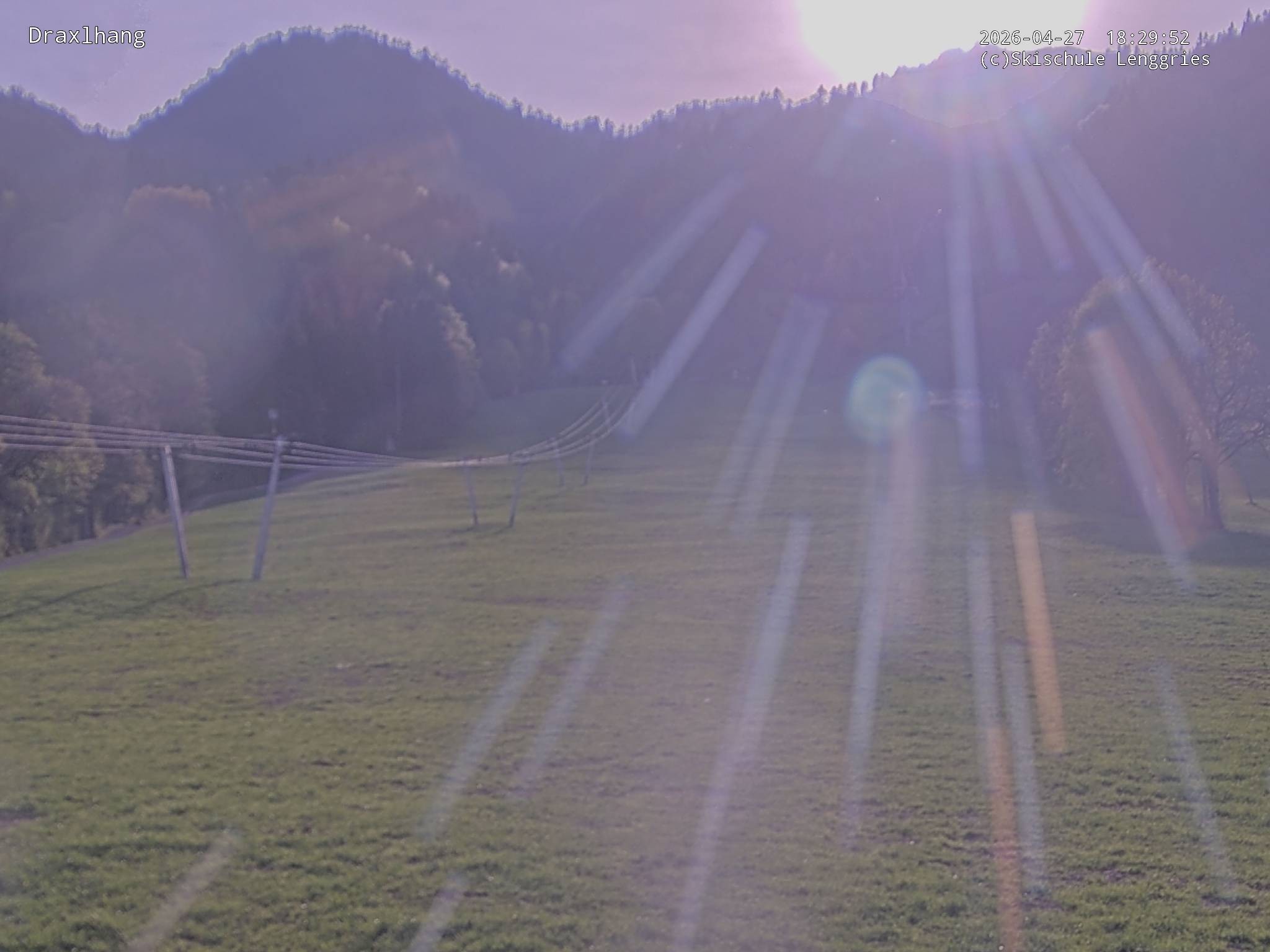 Archiv Foto Webcam Blick auf den Draxlhang