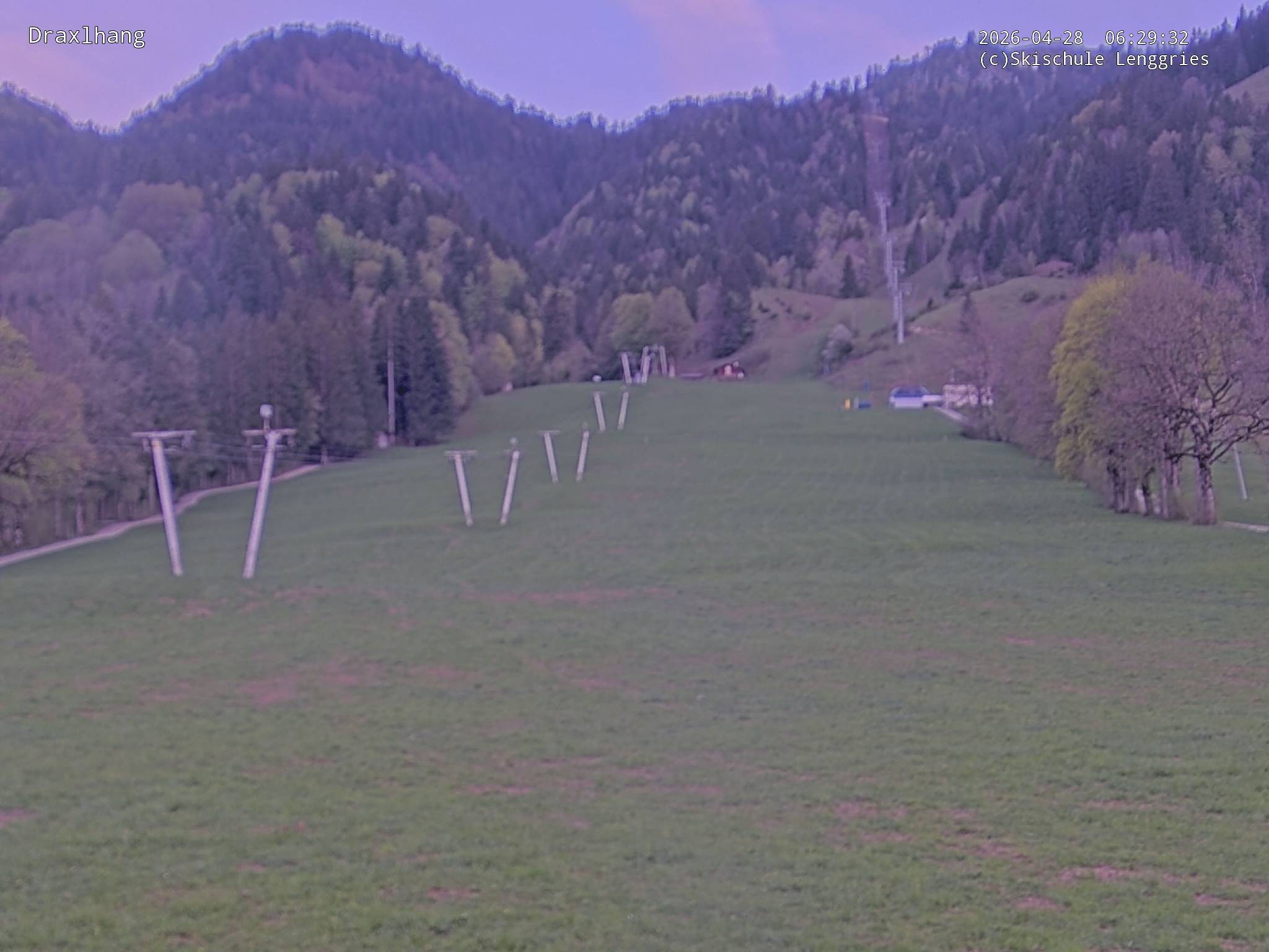 Archiv Foto Webcam Blick auf den Draxlhang