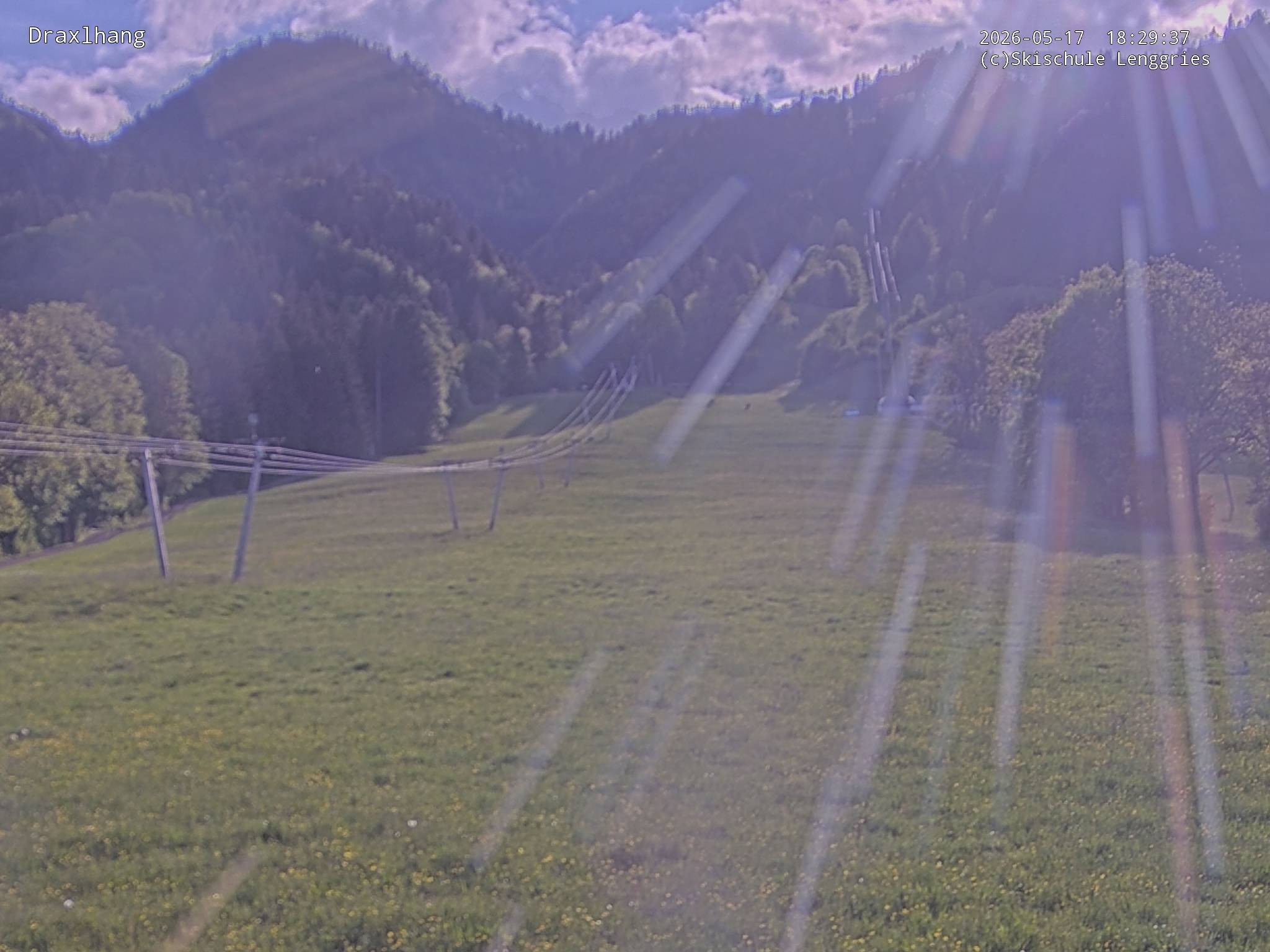 Archiv Foto Webcam Blick auf den Draxlhang