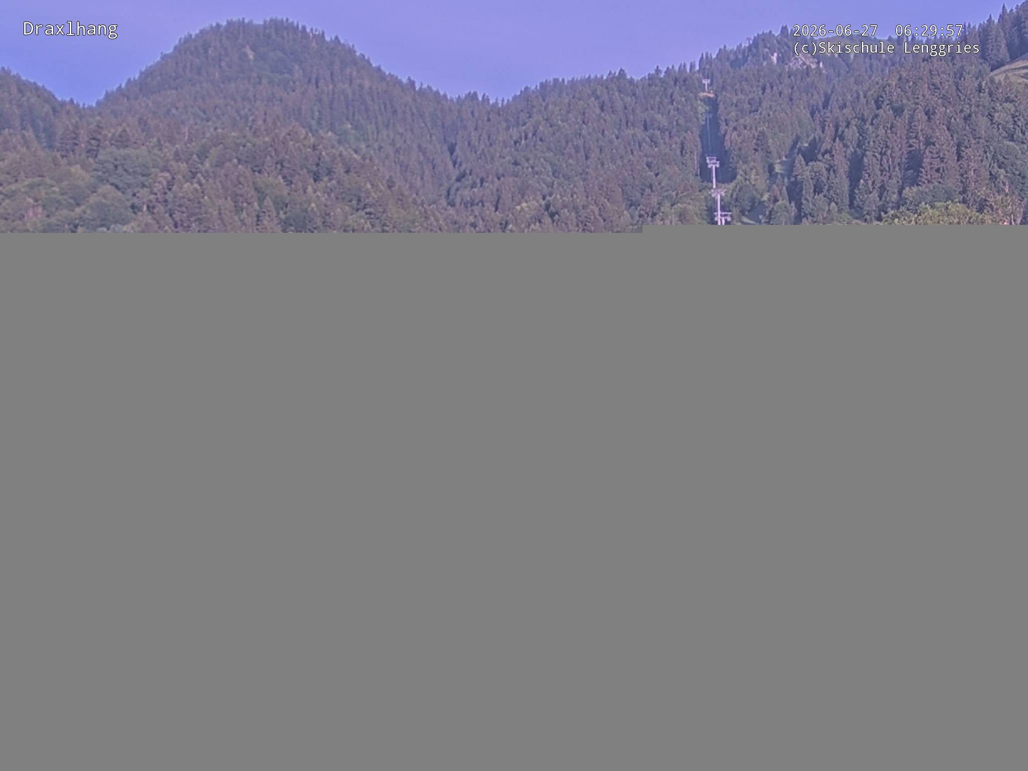 Archiv Foto Webcam Blick auf den Draxlhang