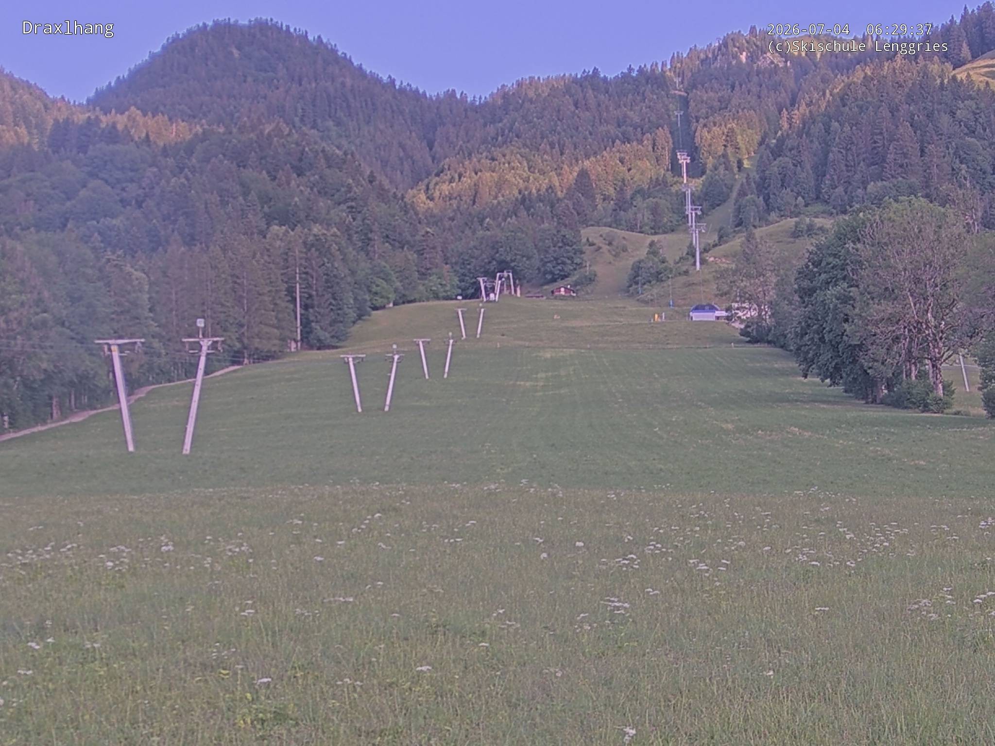 Archiv Foto Webcam Blick auf den Draxlhang