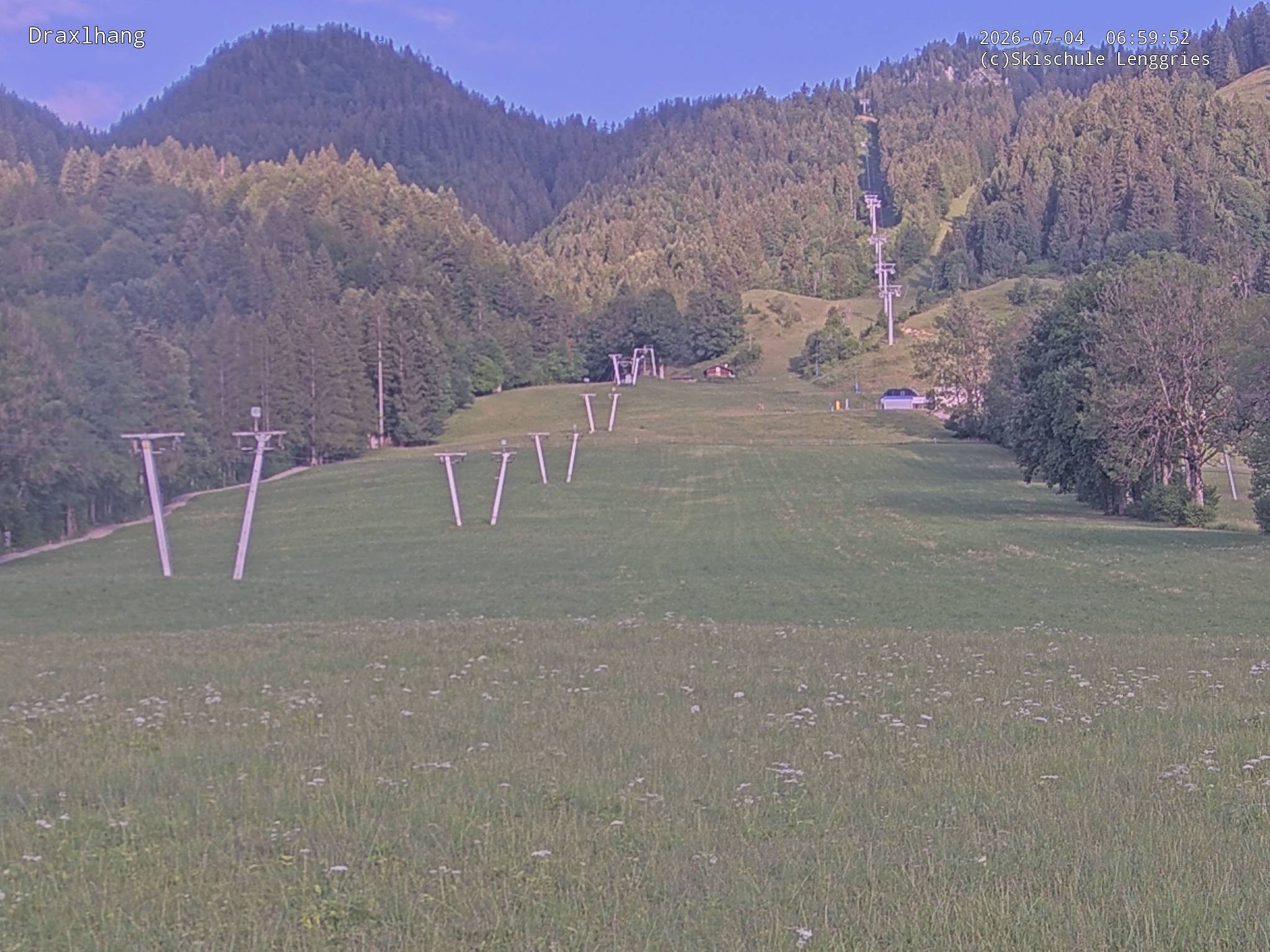 Archiv Foto Webcam Blick auf den Draxlhang
