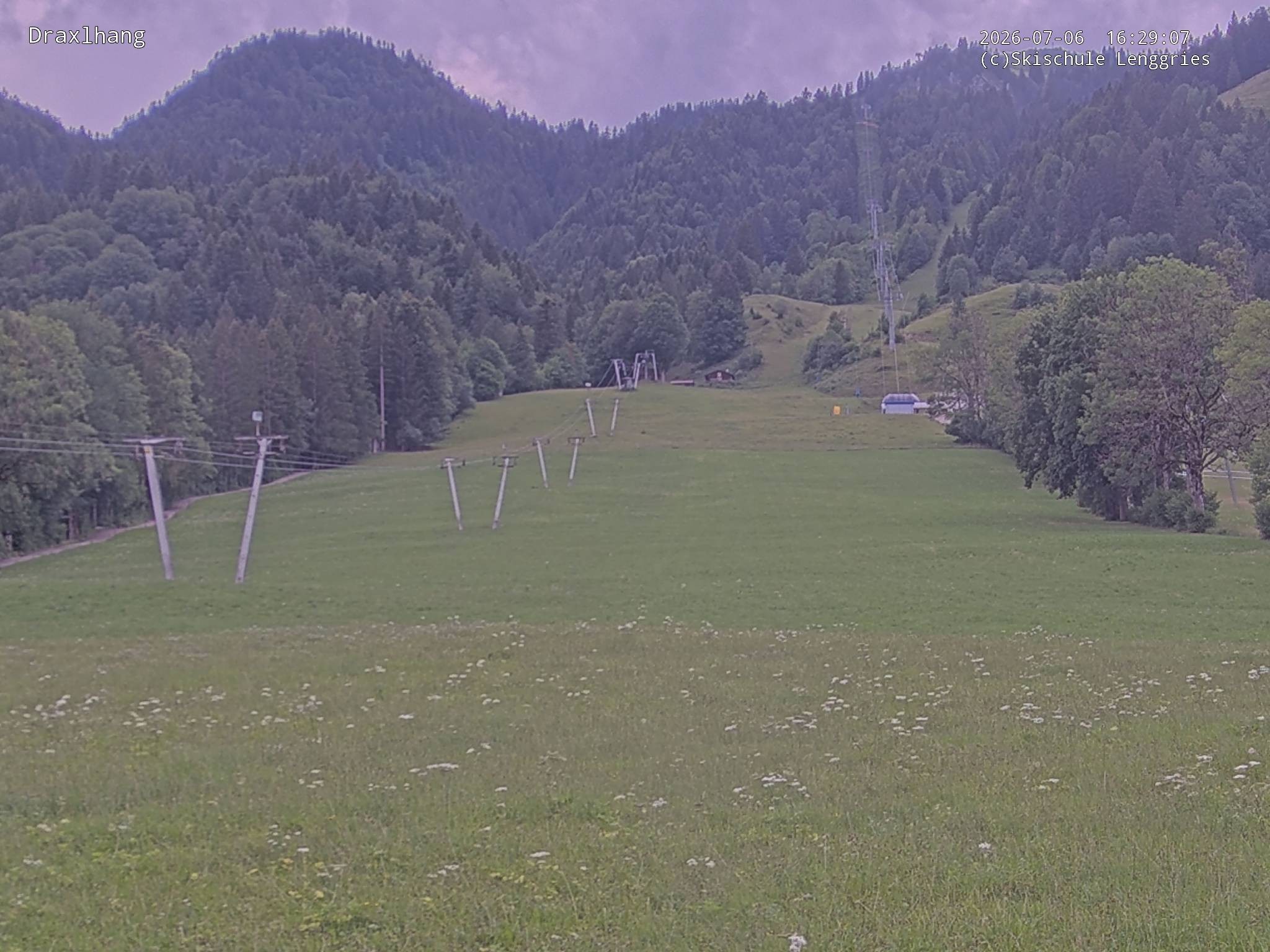 Archiv Foto Webcam Blick auf den Draxlhang