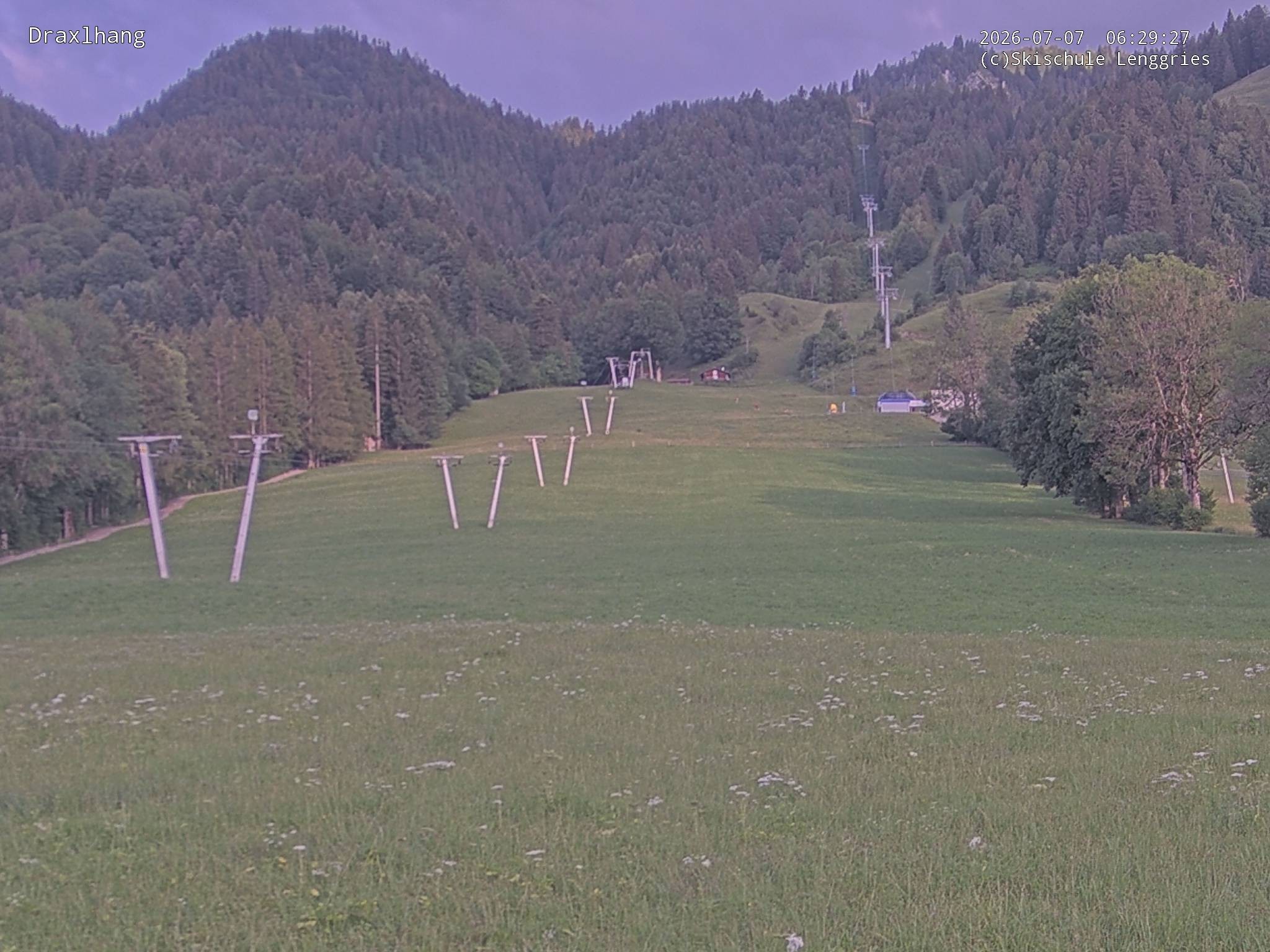Archiv Foto Webcam Blick auf den Draxlhang
