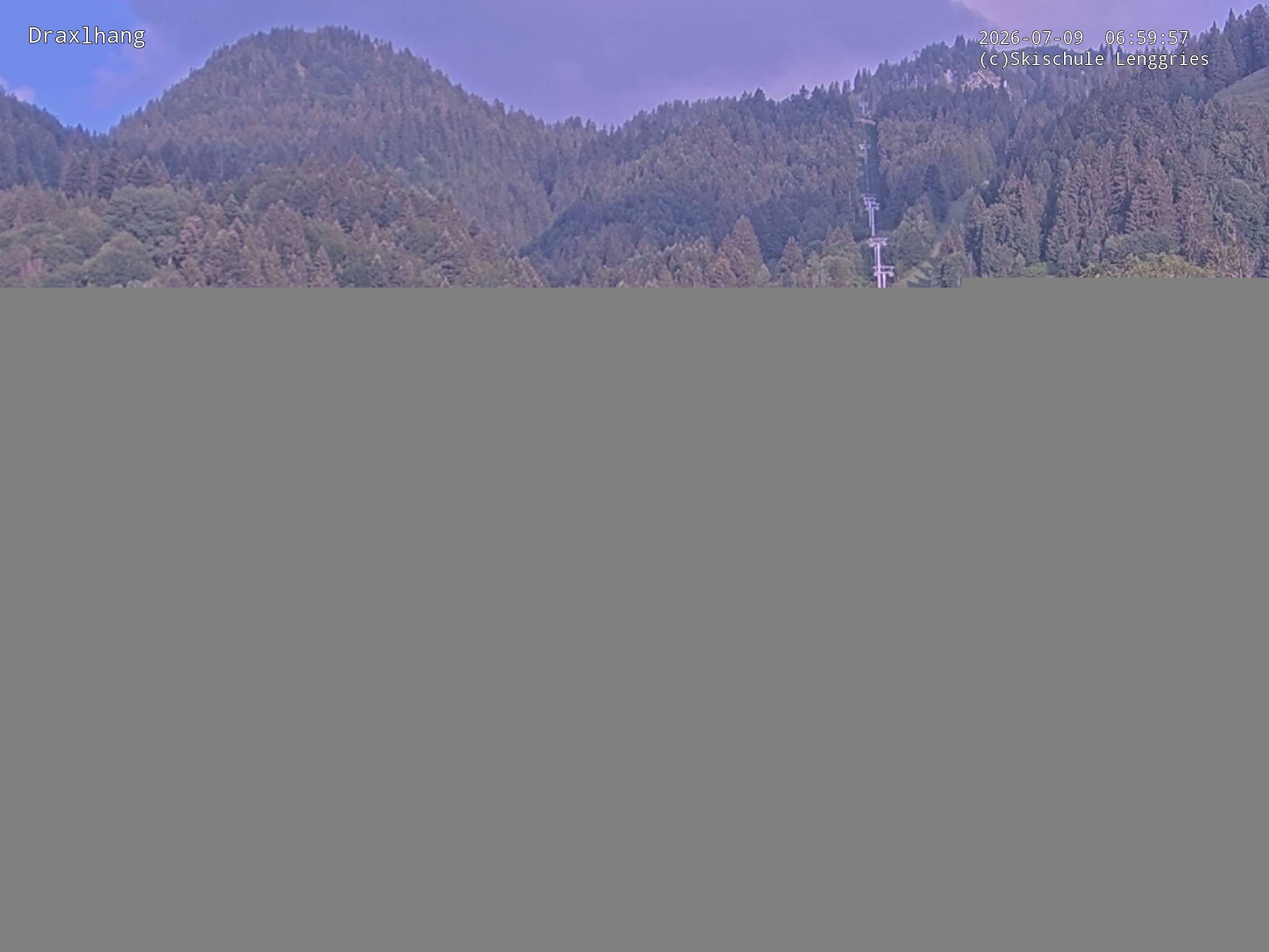Archiv Foto Webcam Blick auf den Draxlhang