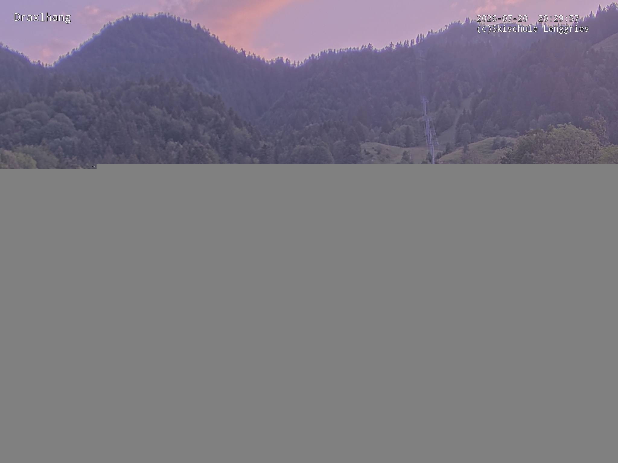 Archived image Webcam View on Draxlhang ski run
