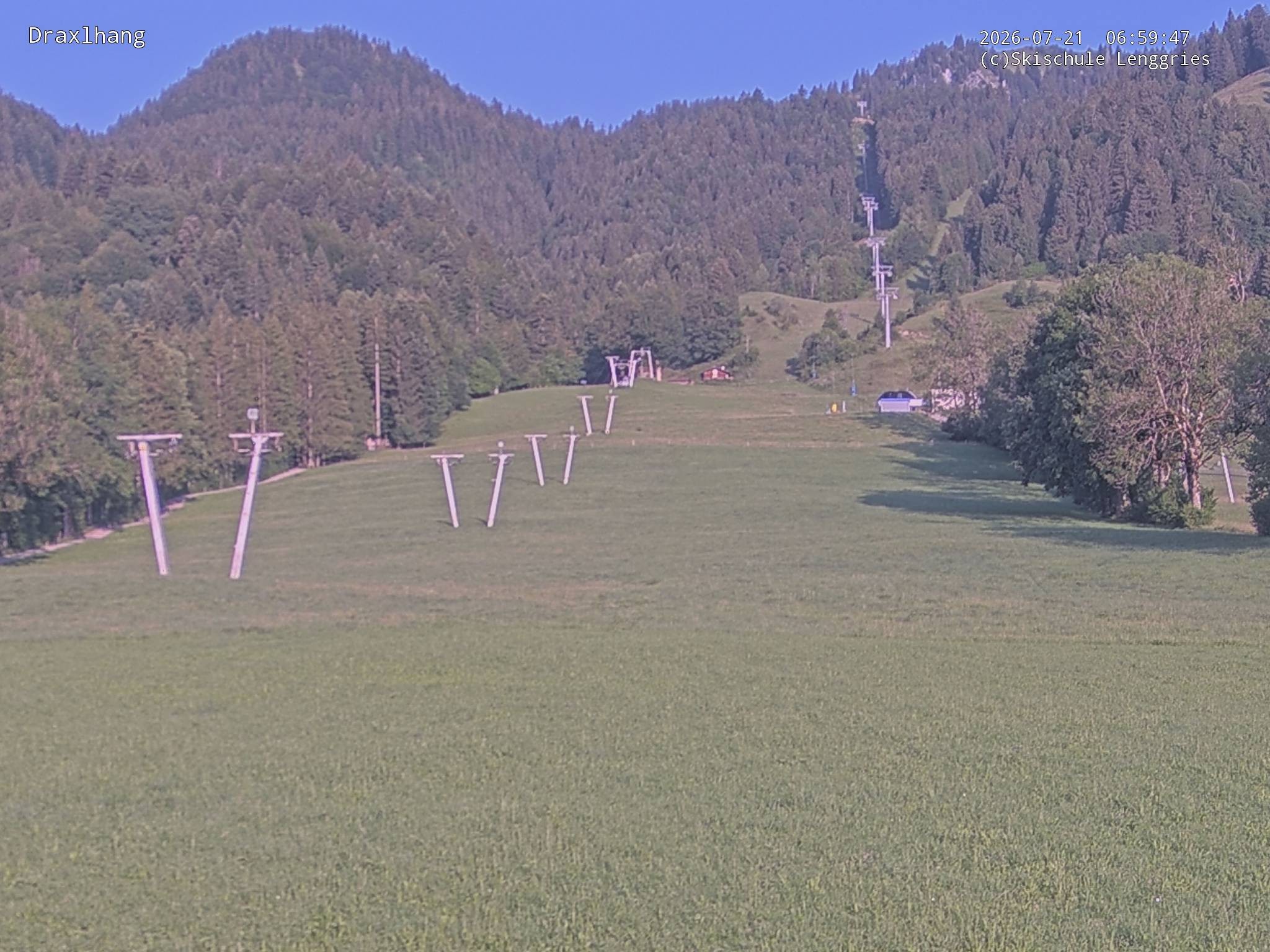 Archiv Foto Webcam Blick auf den Draxlhang